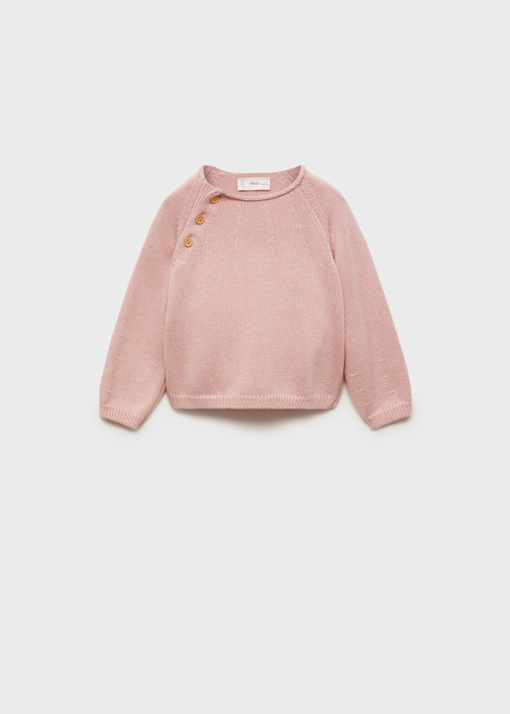 Buttons detail knit sweater - Article without model