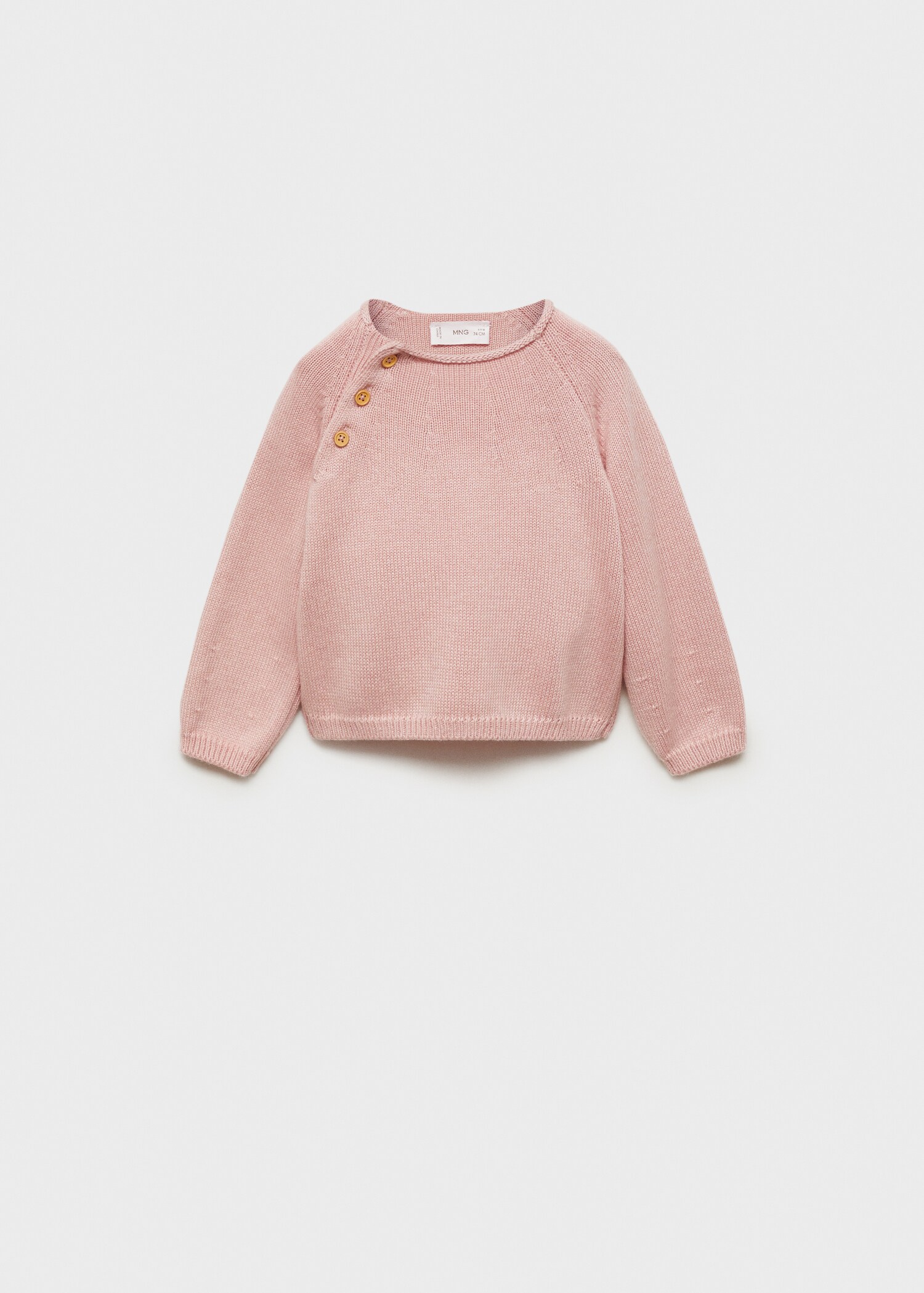Buttons detail knit sweater - Article without model
