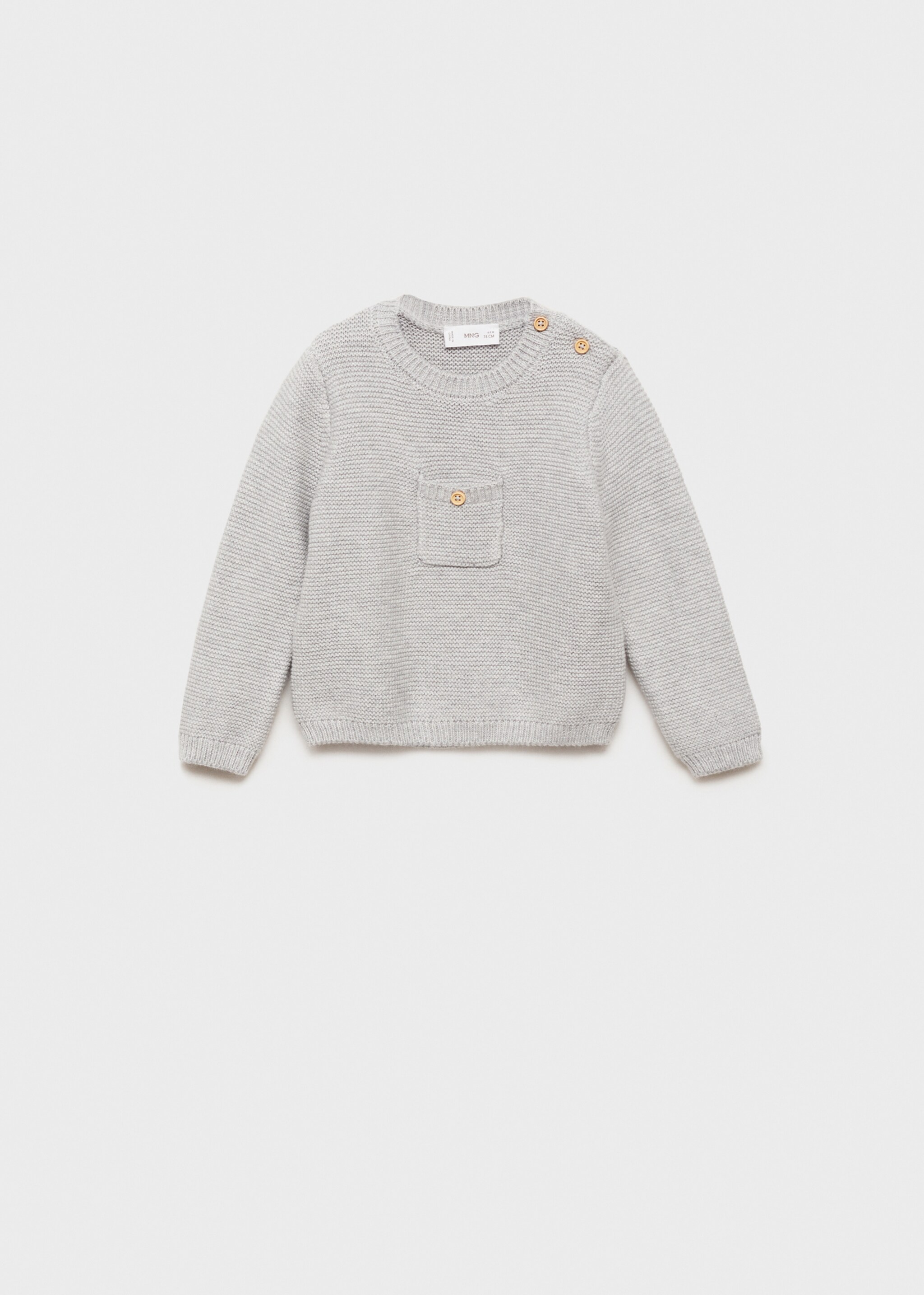 Knit pocket sweater - Article without model