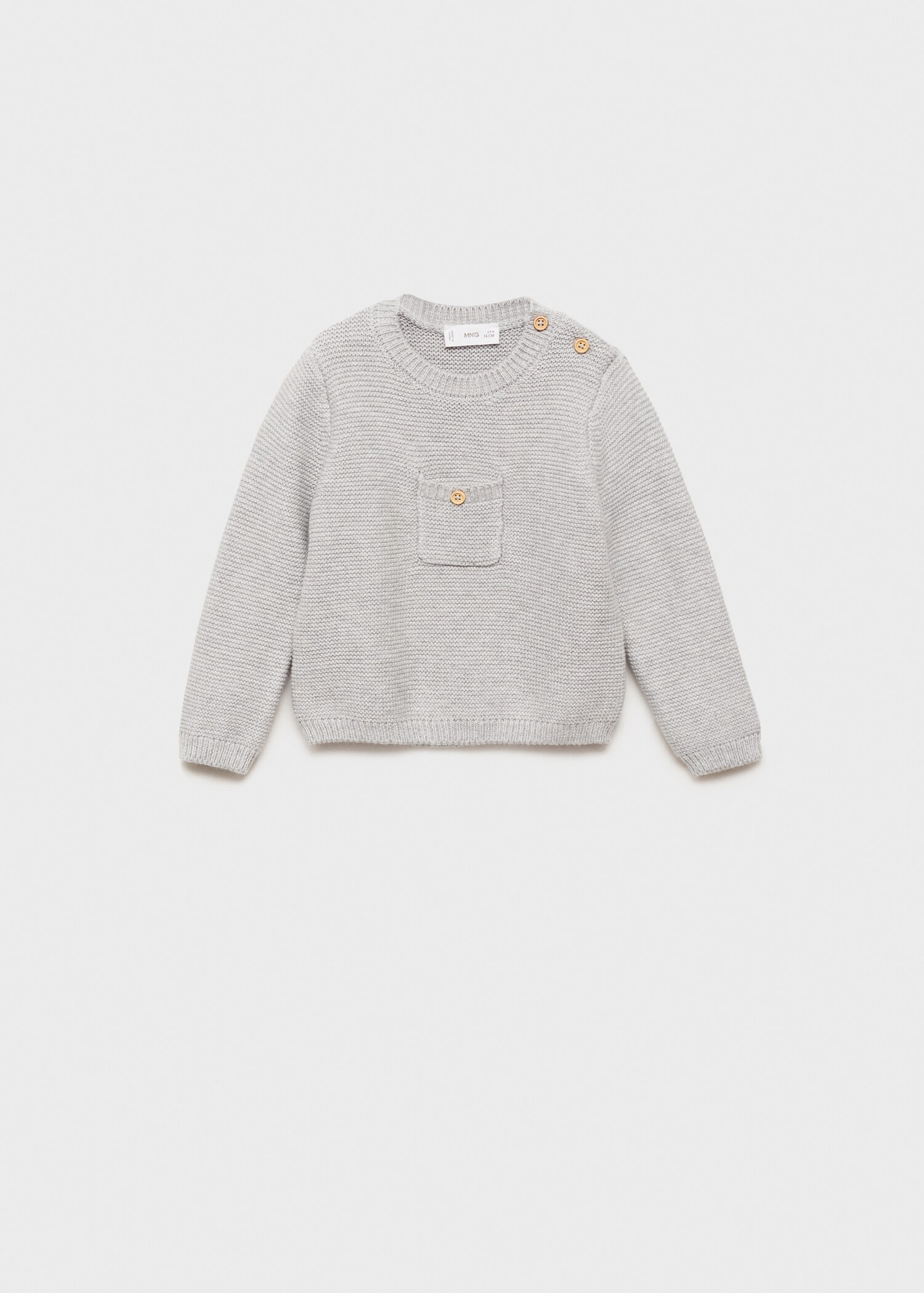 Knit pocket sweater - Article without model
