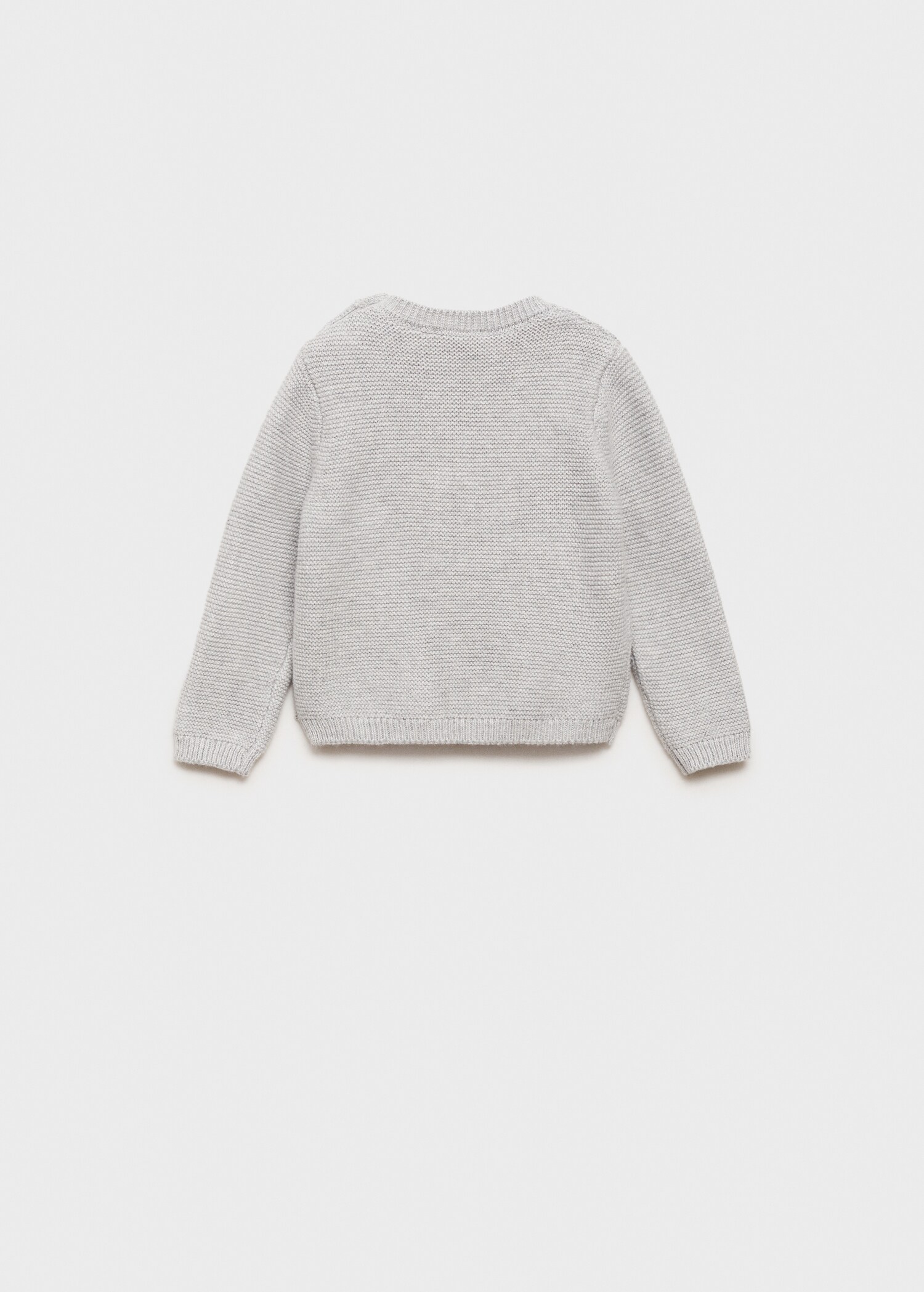 Knit pocket sweater - Reverse of the article