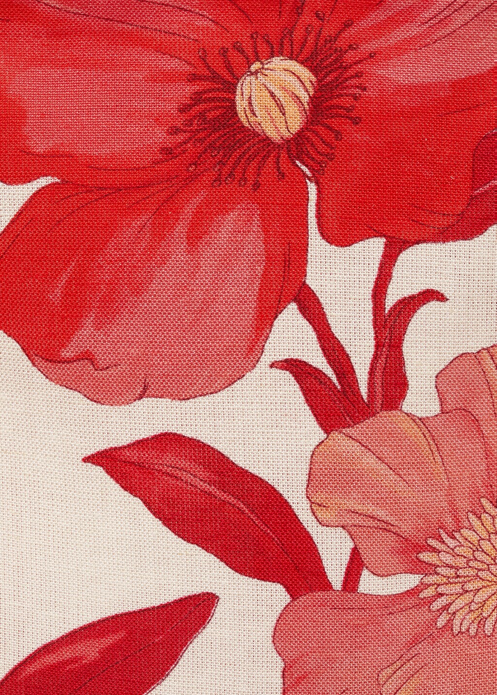 Floral ruffled skirt