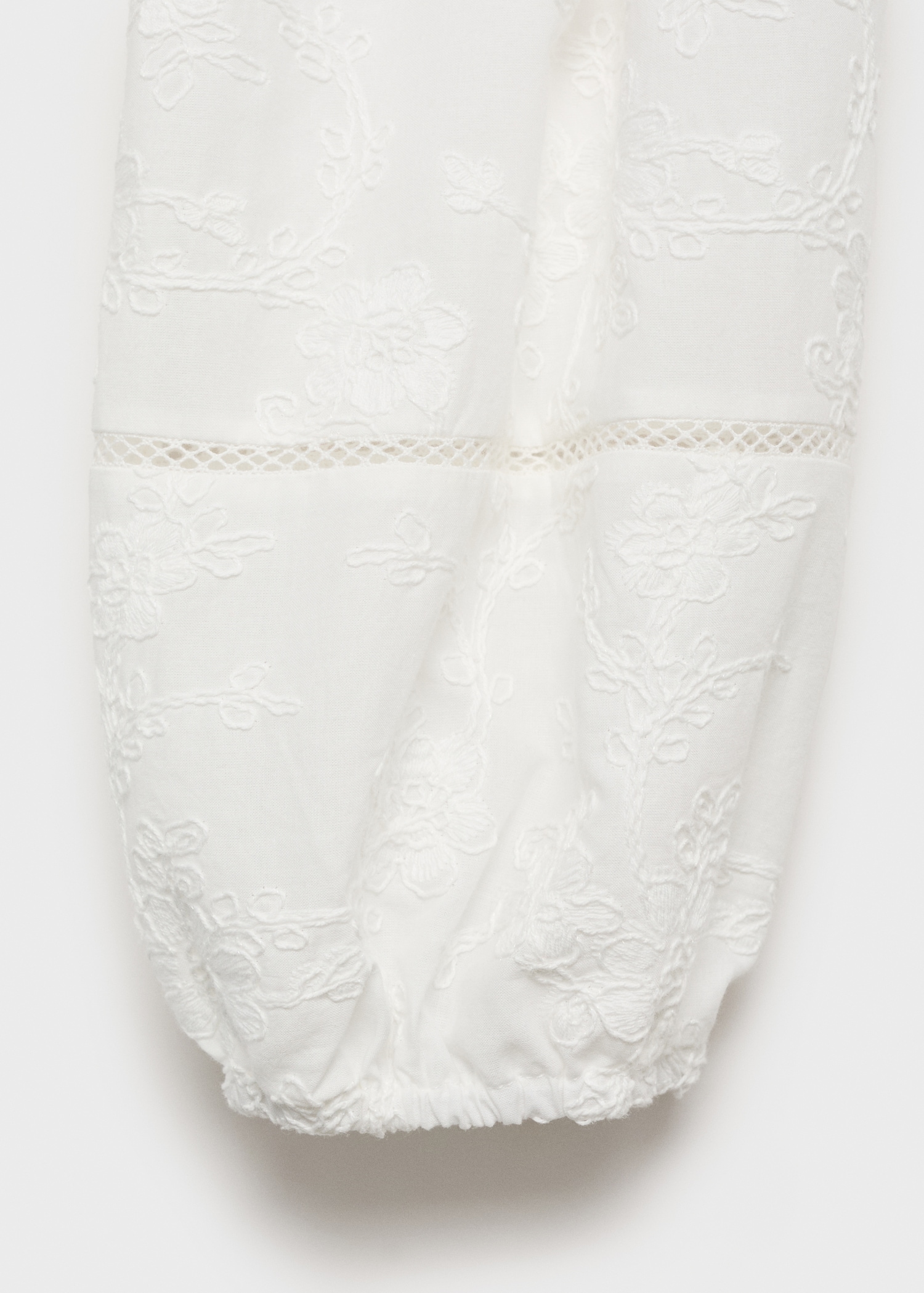 Blouse coton détails brodés - Détail de l'article 0