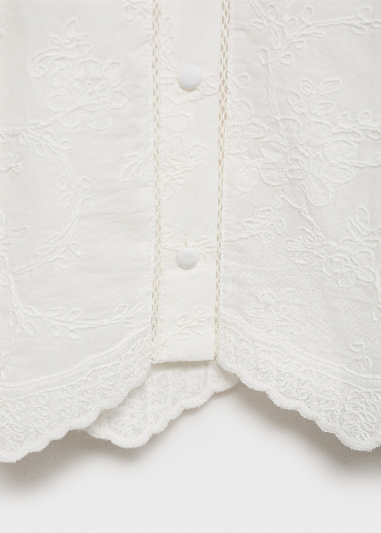 Blouse coton détails brodés - Détail de l'article 8