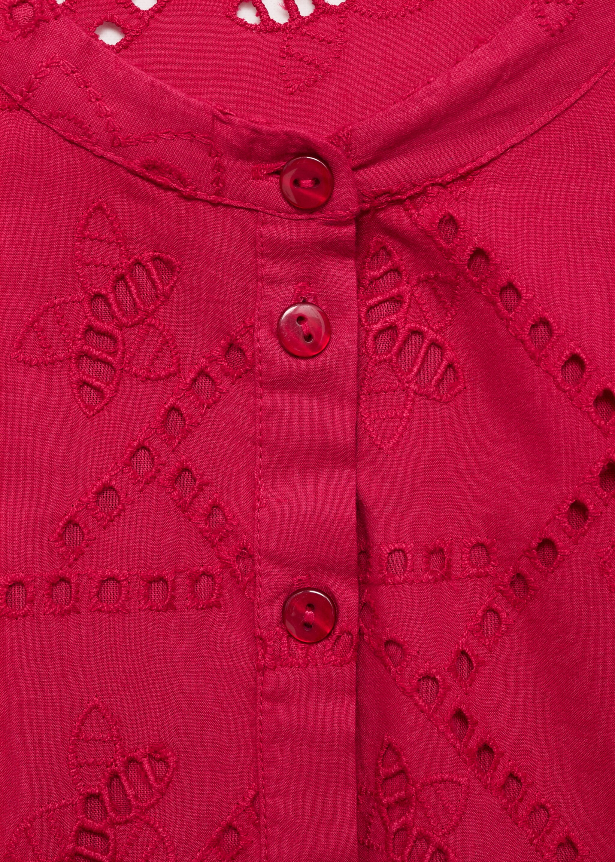 Robe volants ajourés et brodés - Détail de l'article 8