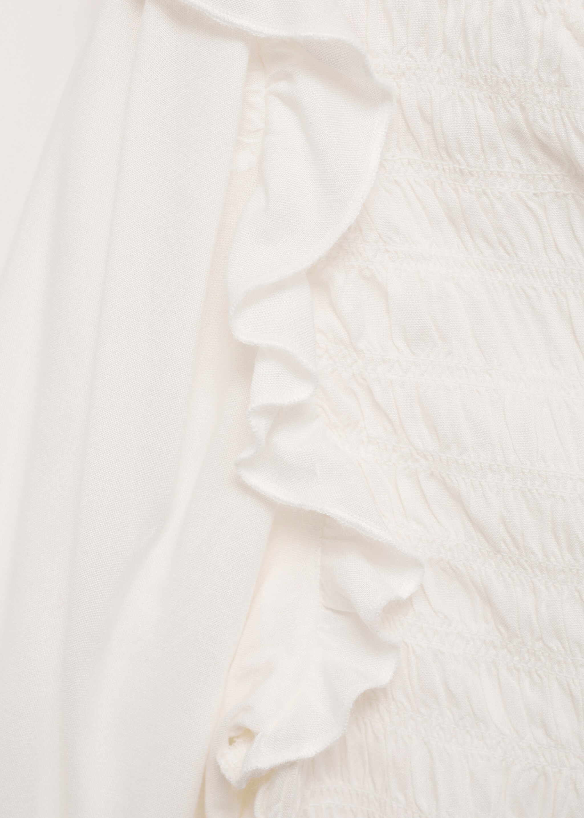 Geraffte Bluse mit Rüschen - Detail des Artikels 0
