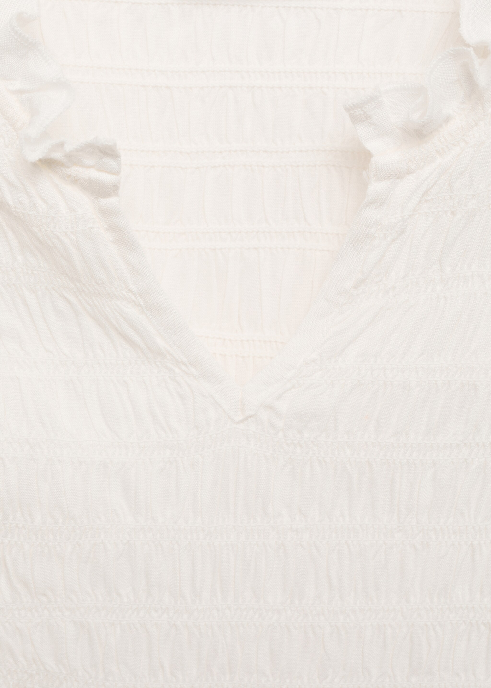 Geraffte Bluse mit Rüschen - Detail des Artikels 8