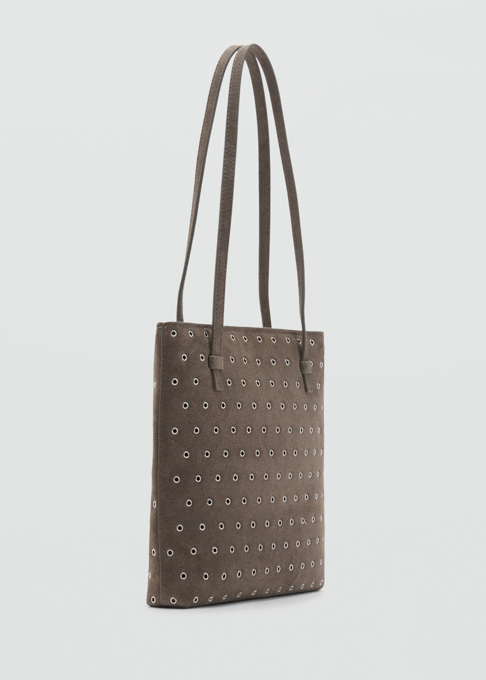 Bolso hombro piel troquelado - Plano medio