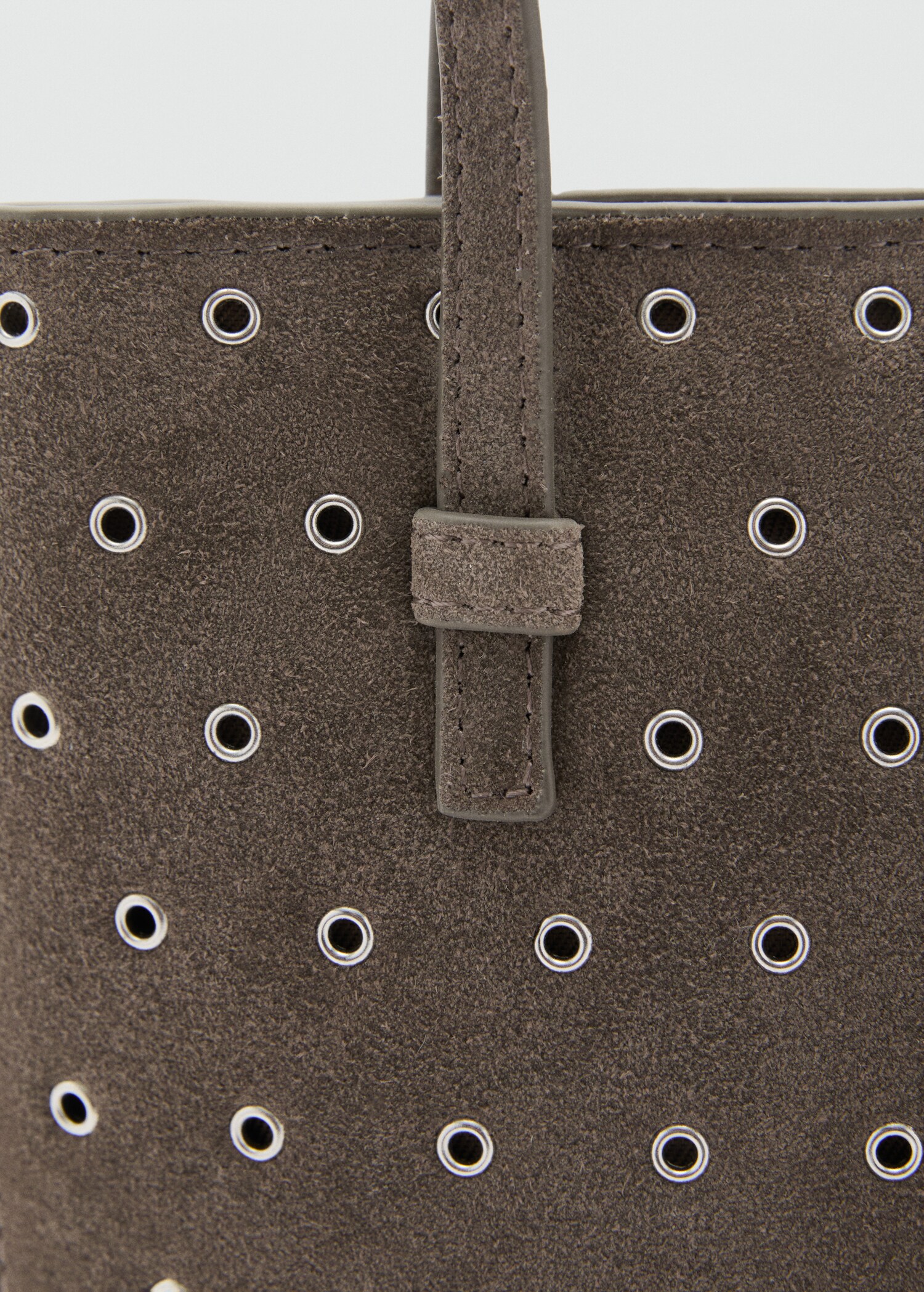 Sac porté épaule cuir perforé - Détail de l'article 2