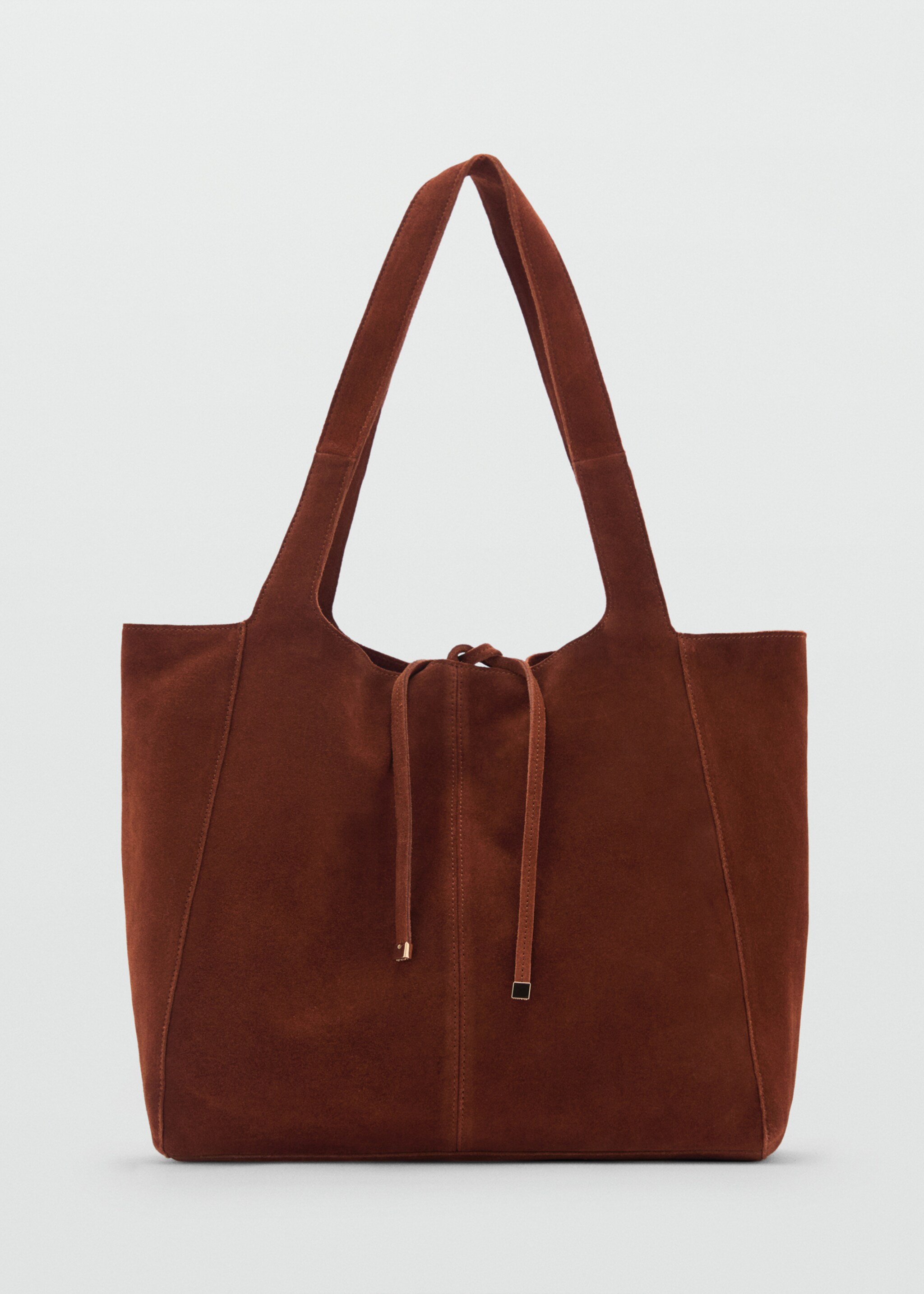 Suede shopper bag - Article without model