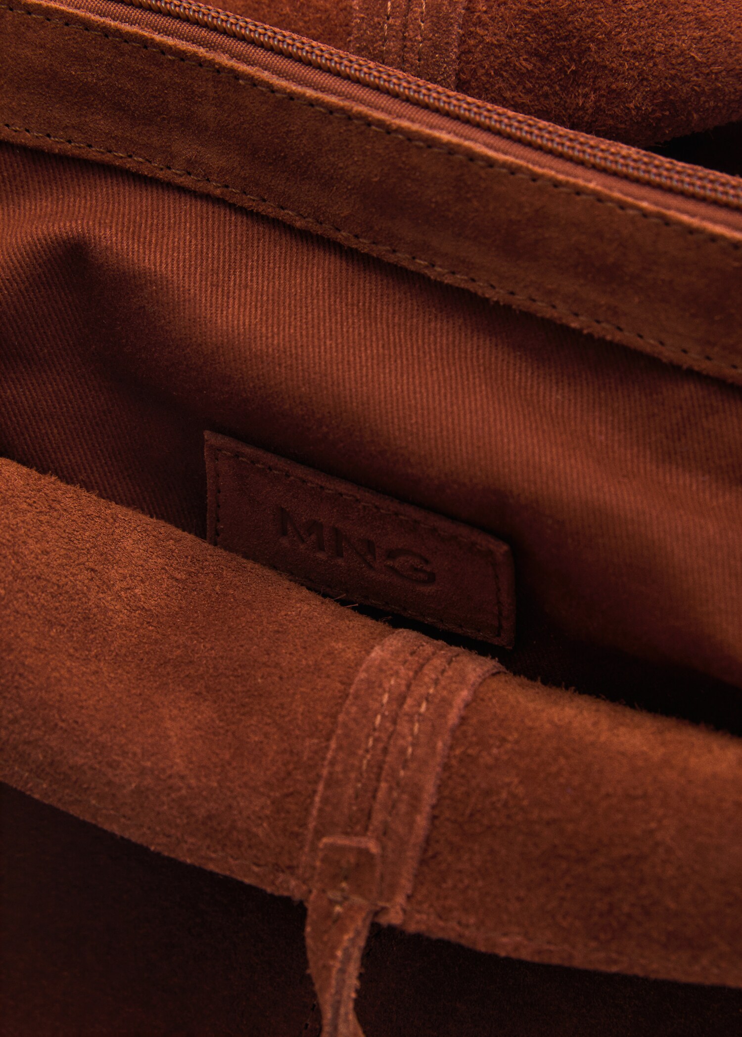 Suede shopper bag - Details of the article 2