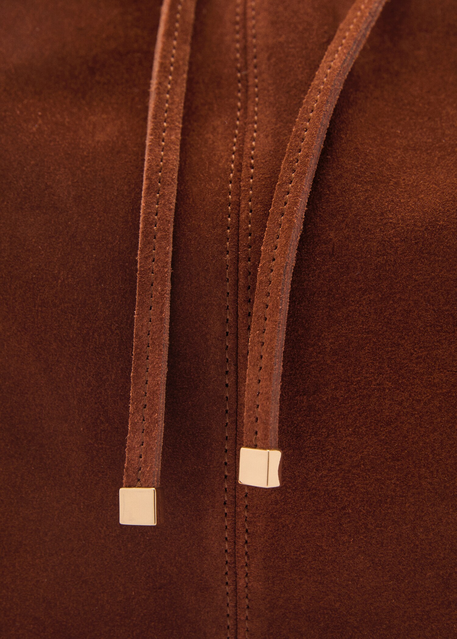 Suede shopper bag - Details of the article 3