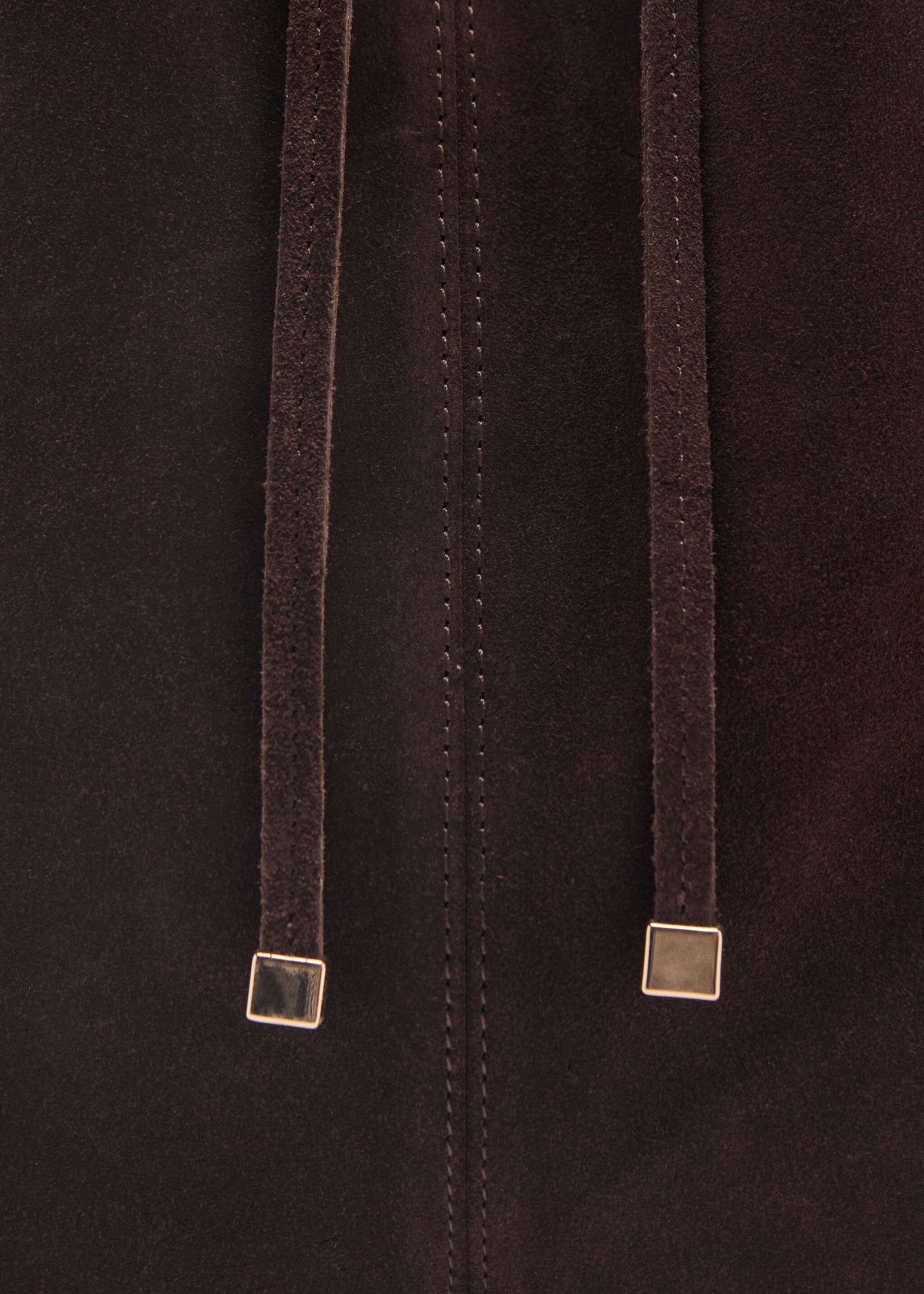 Suede shopper bag - Details of the article 1