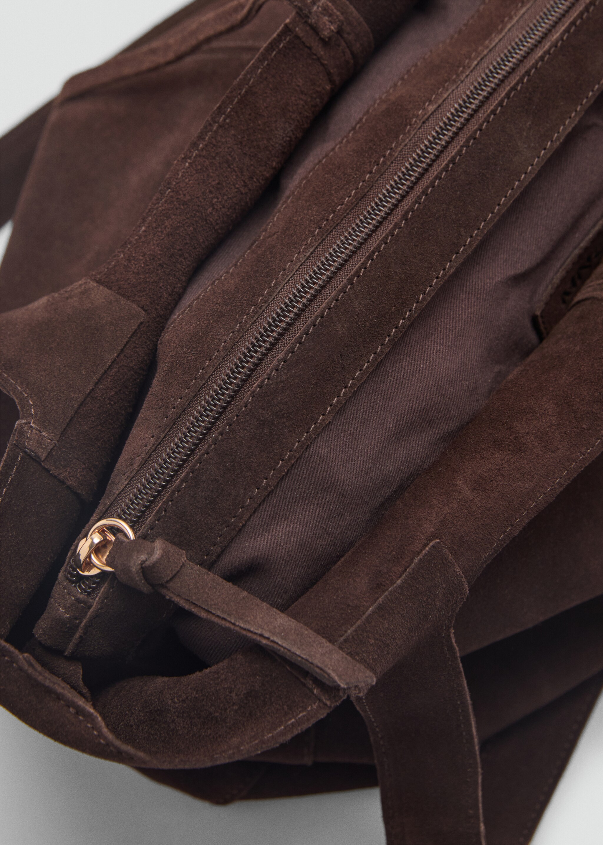 Suede shopper bag - Details of the article 2