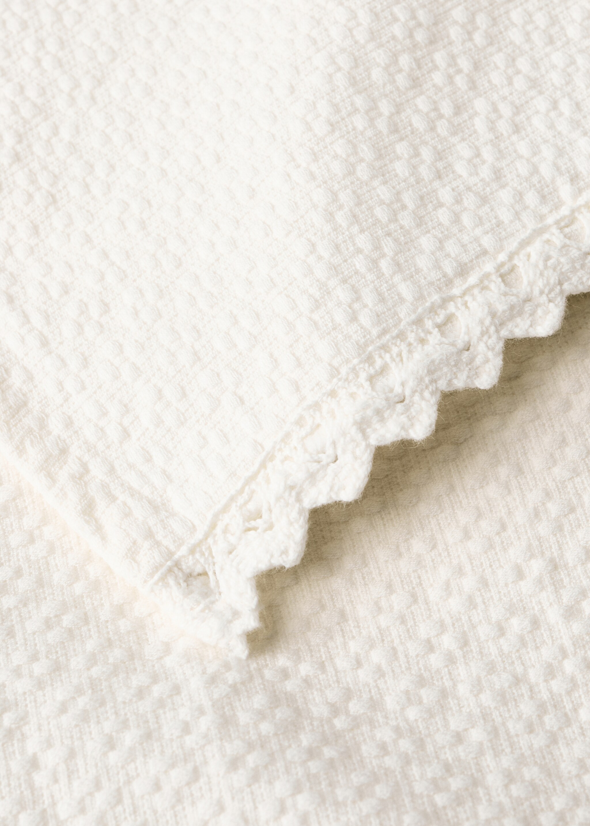 Getextureerd katoenen sprei - Detail van het artikel 2
