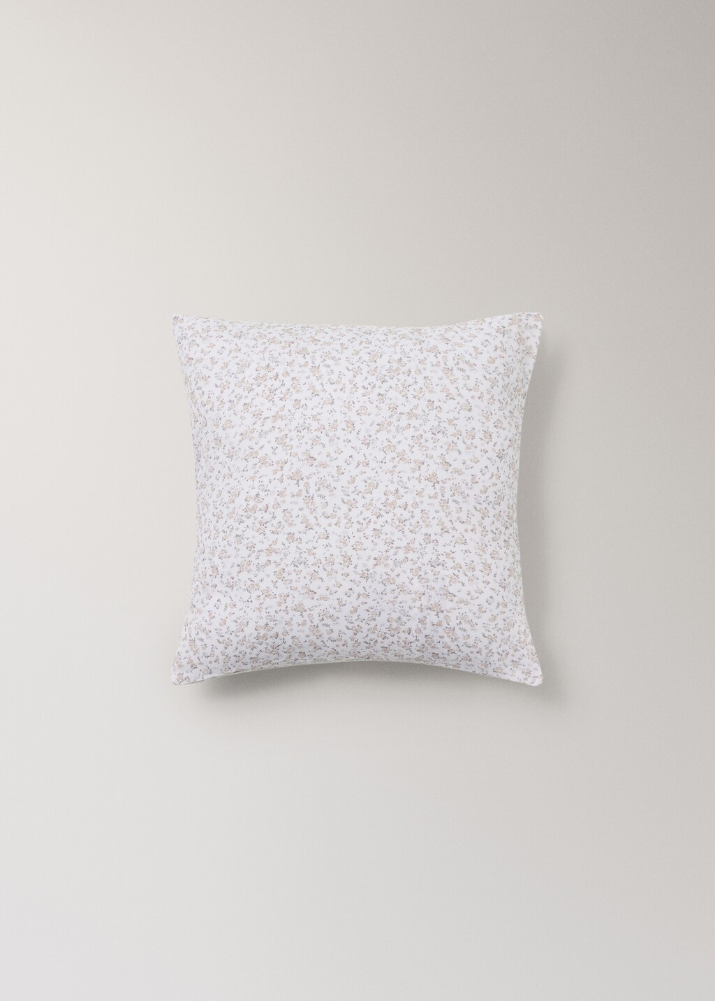 Cotton floral-print children’s cushion cover 40x40 cm