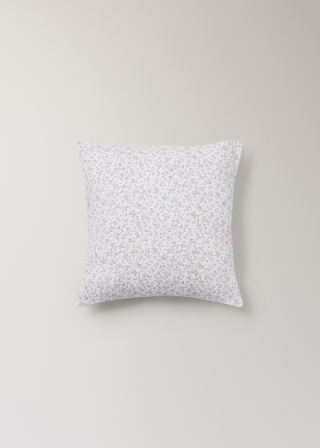Cotton floral-print children’s cushion cover 40x40 cm