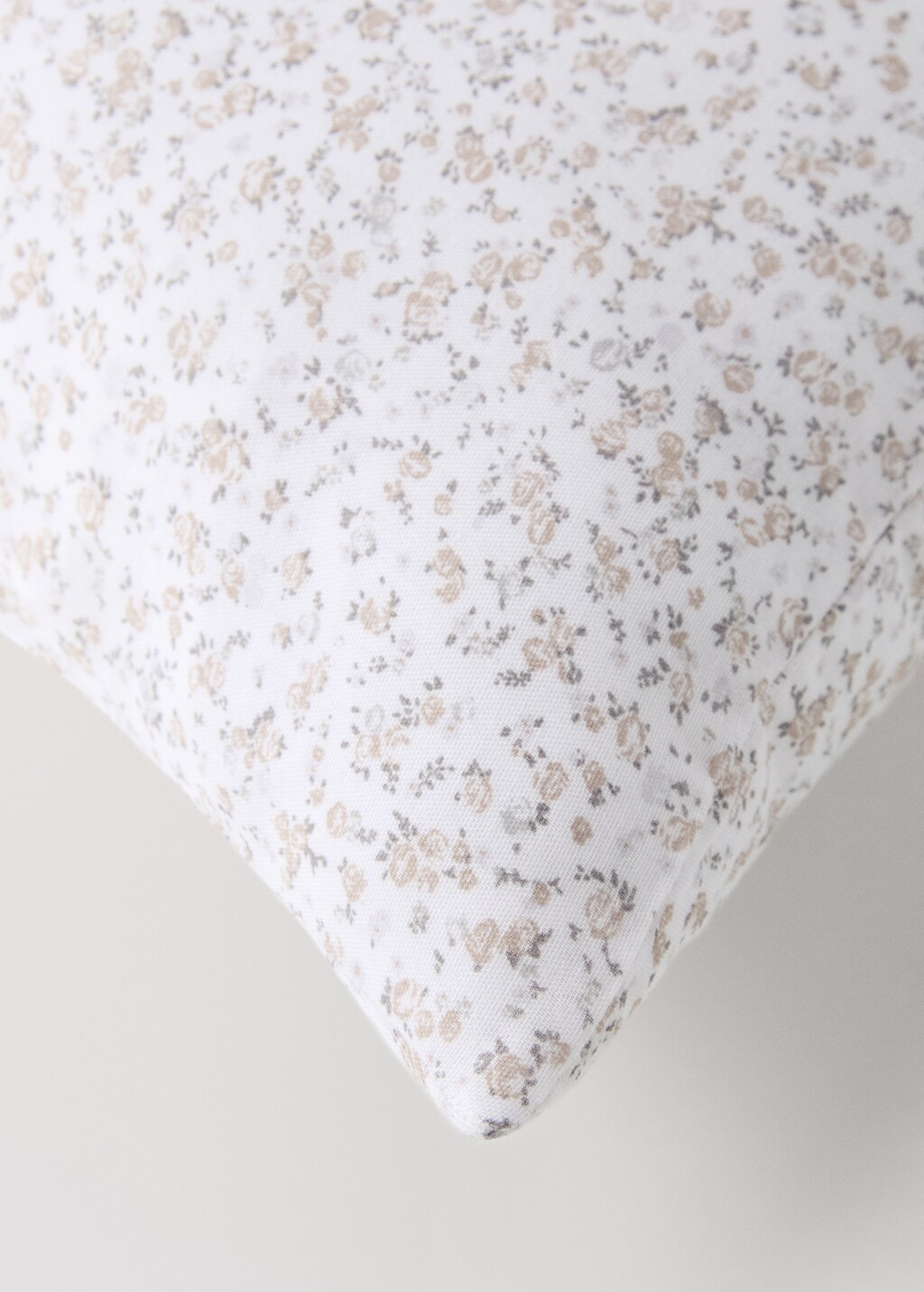 Cotton floral-print children’s cushion cover 40x40 cm