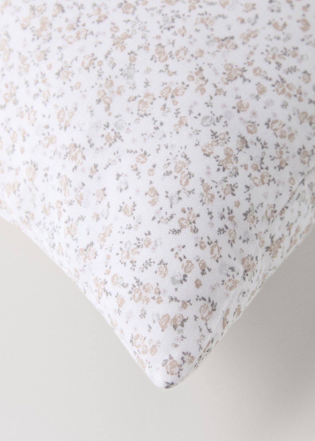 Cotton floral-print children’s cushion cover 40x40 cm