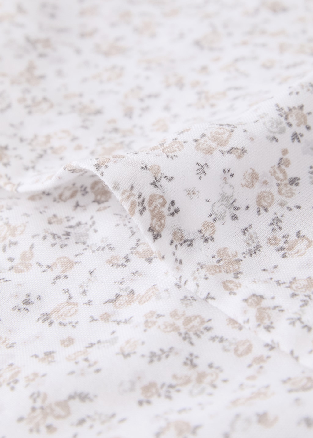 Cotton floral-print children’s cushion cover 40x40 cm