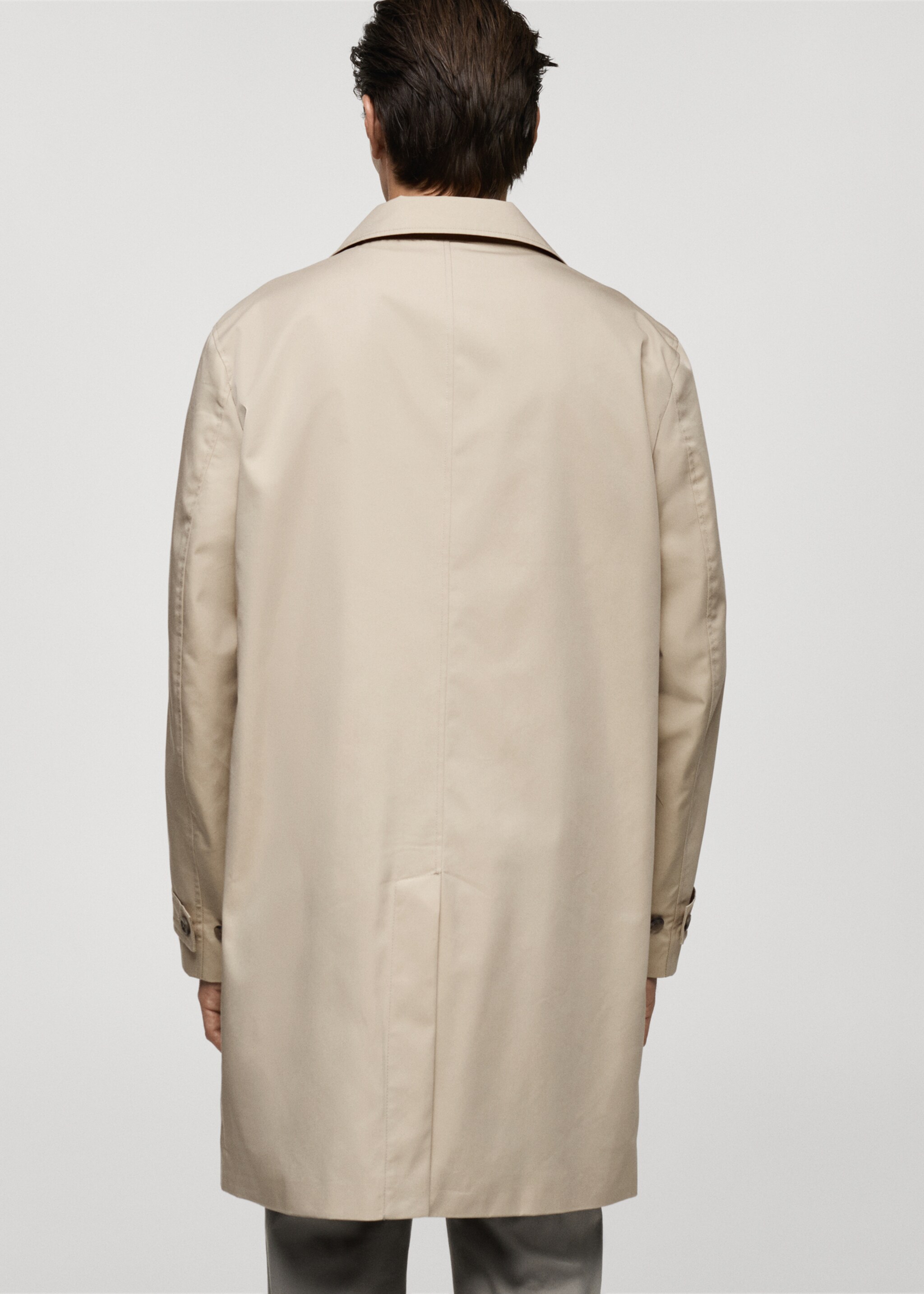 Trench classico water repellent - Retro dell'articolo
