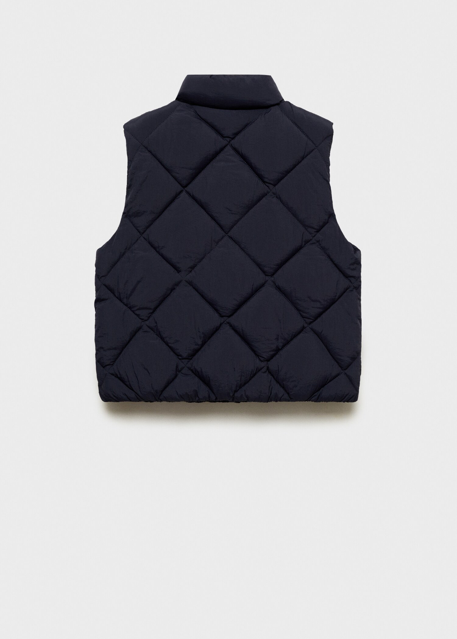 Diamond quilted gilet - Reverse of the article
