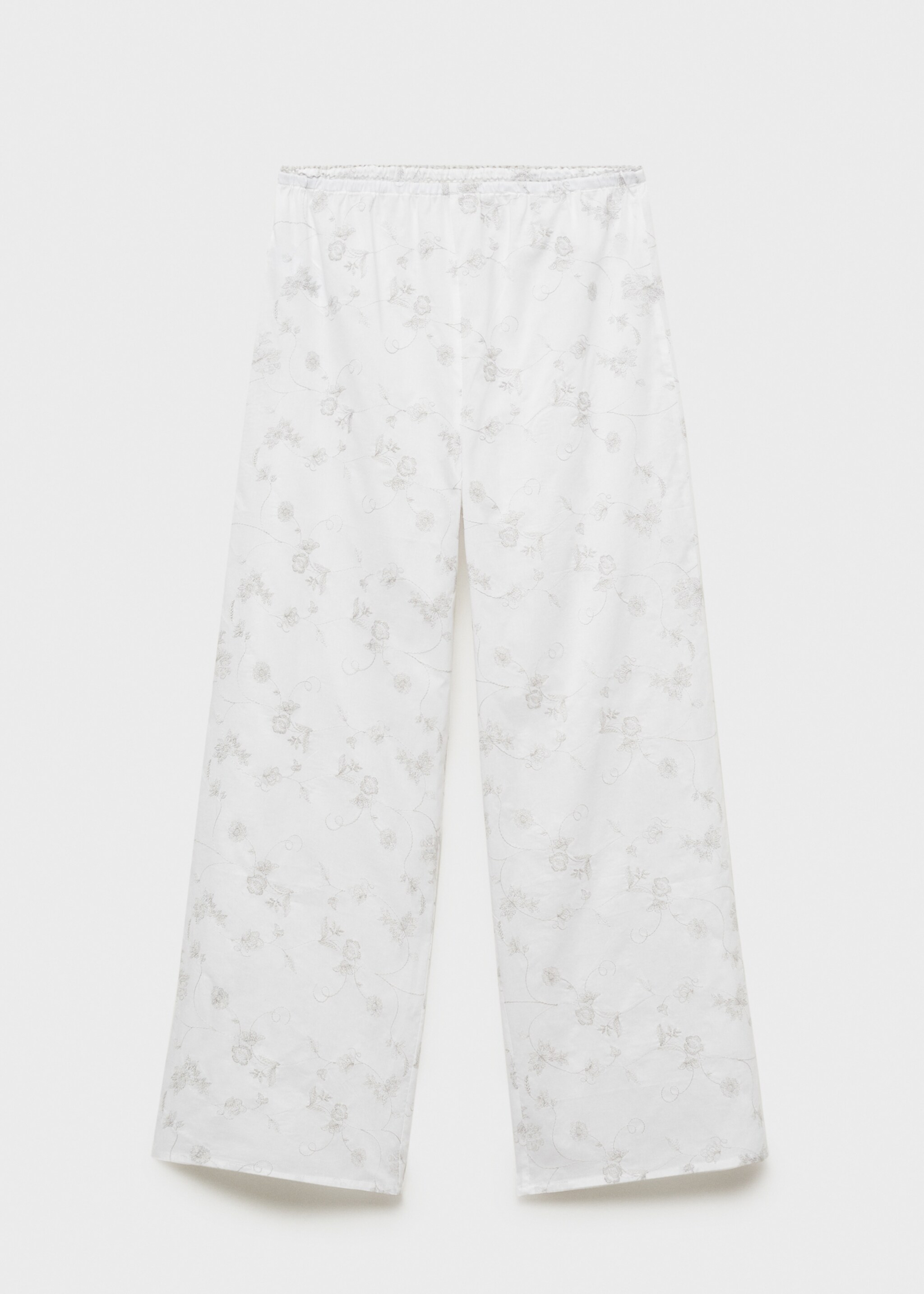 Broderade pyjamasbyxor - Artikel utan modell