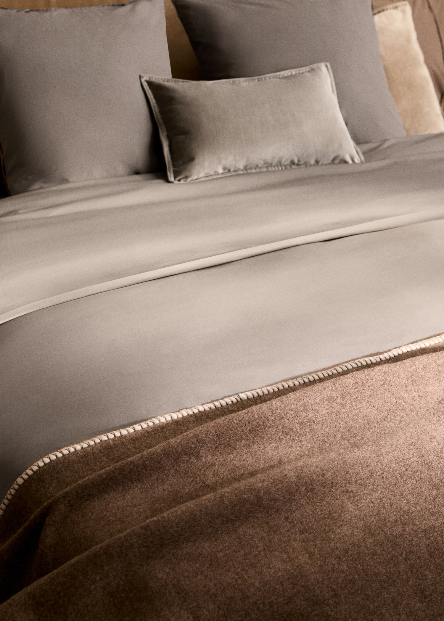 300-thread count cotton percale duvet cover for 90 cm bed - Details of the article 7