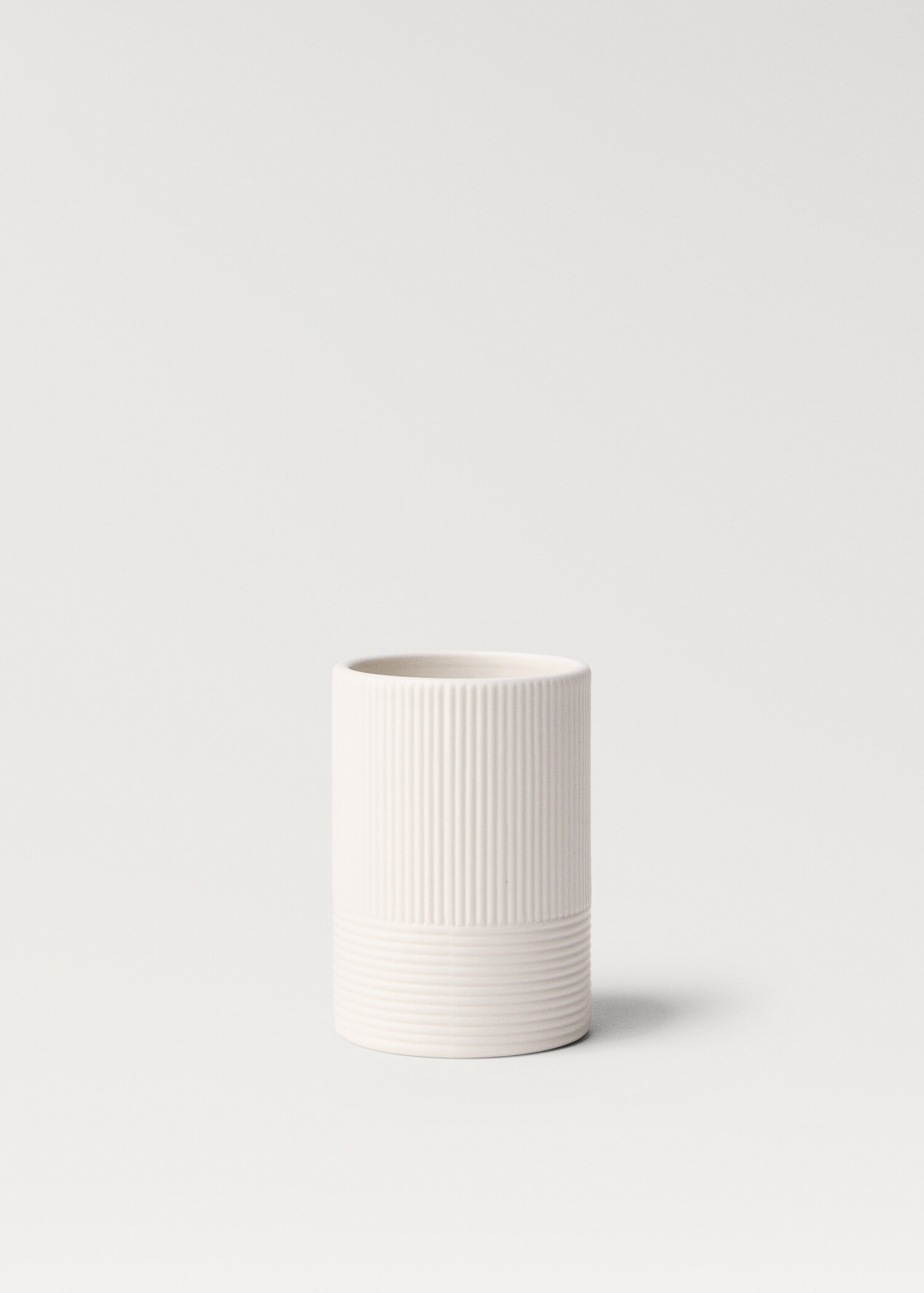 Stoneware embossed bathroom glass - Article without model
