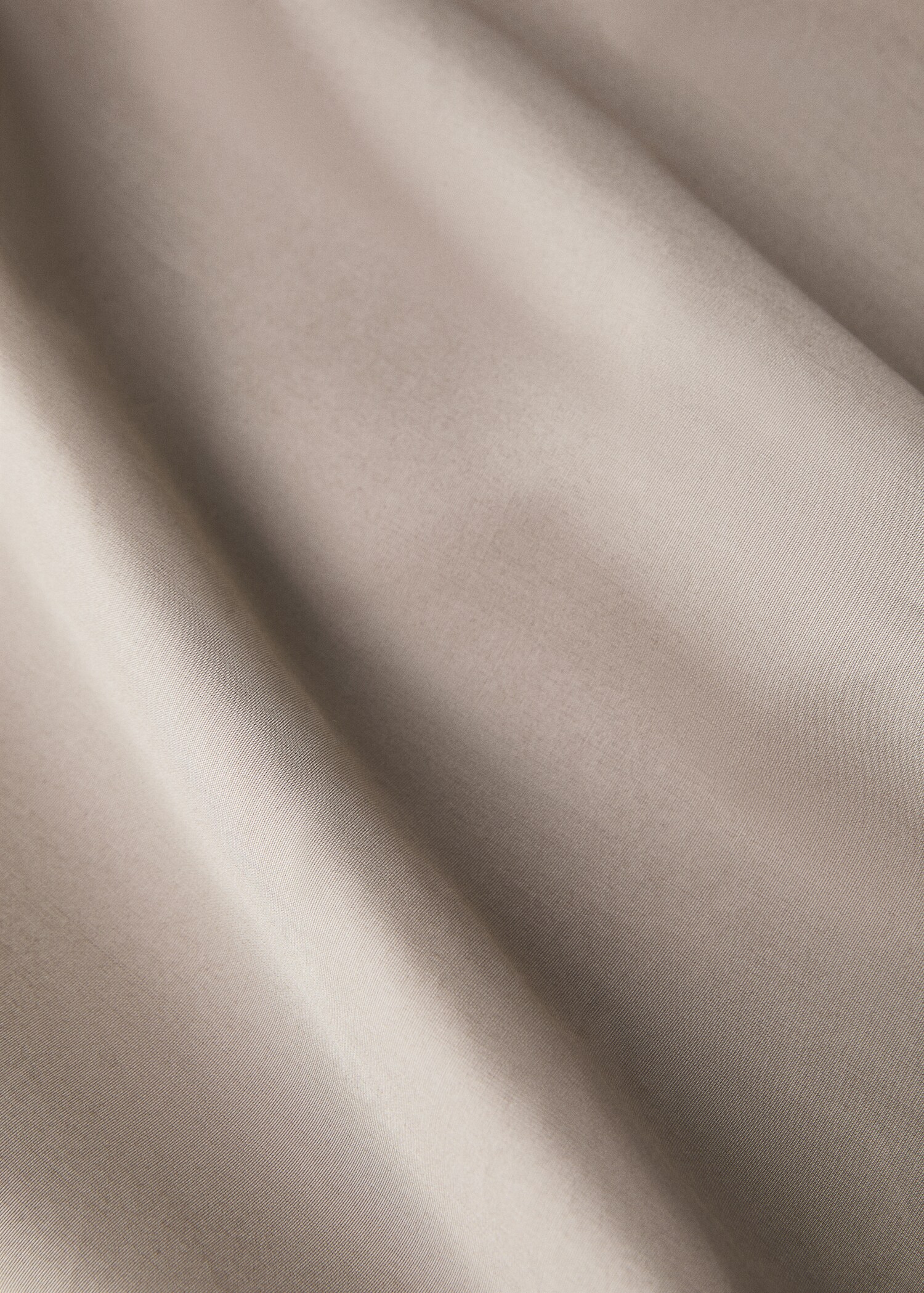Bettlaken Baumwolle Perkal 500 Fäden abgerundetes Detail Bett 135/140 cm - Detail des Artikels 3