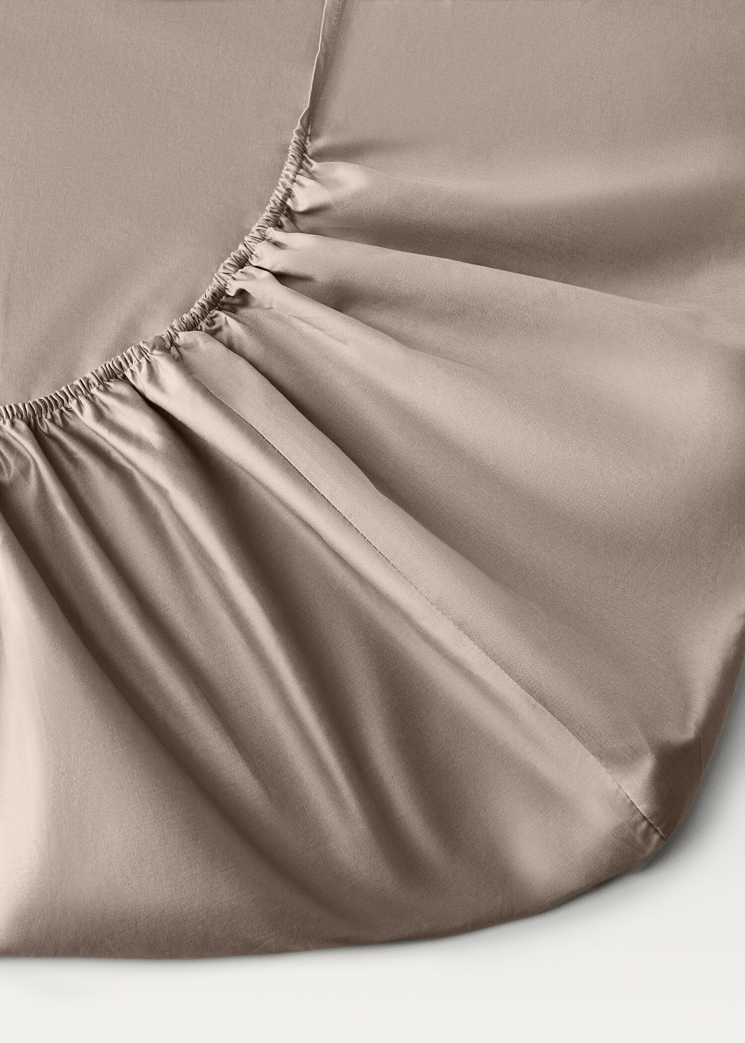 Drap-housse coton satin 600 fils lit 180 cm - Détail de l'article 1