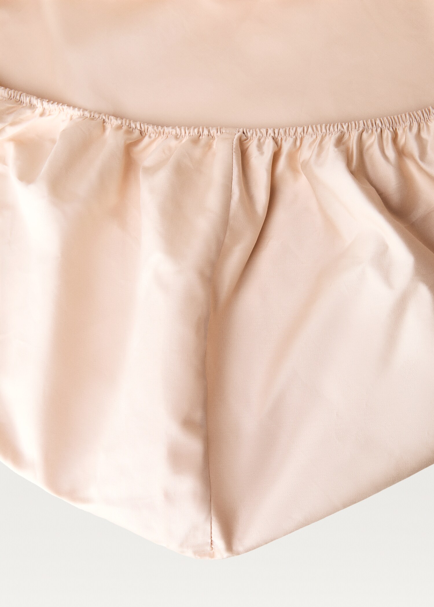 Drap-housse coton satin 600 fils lit 180 cm - Détail de l'article 1