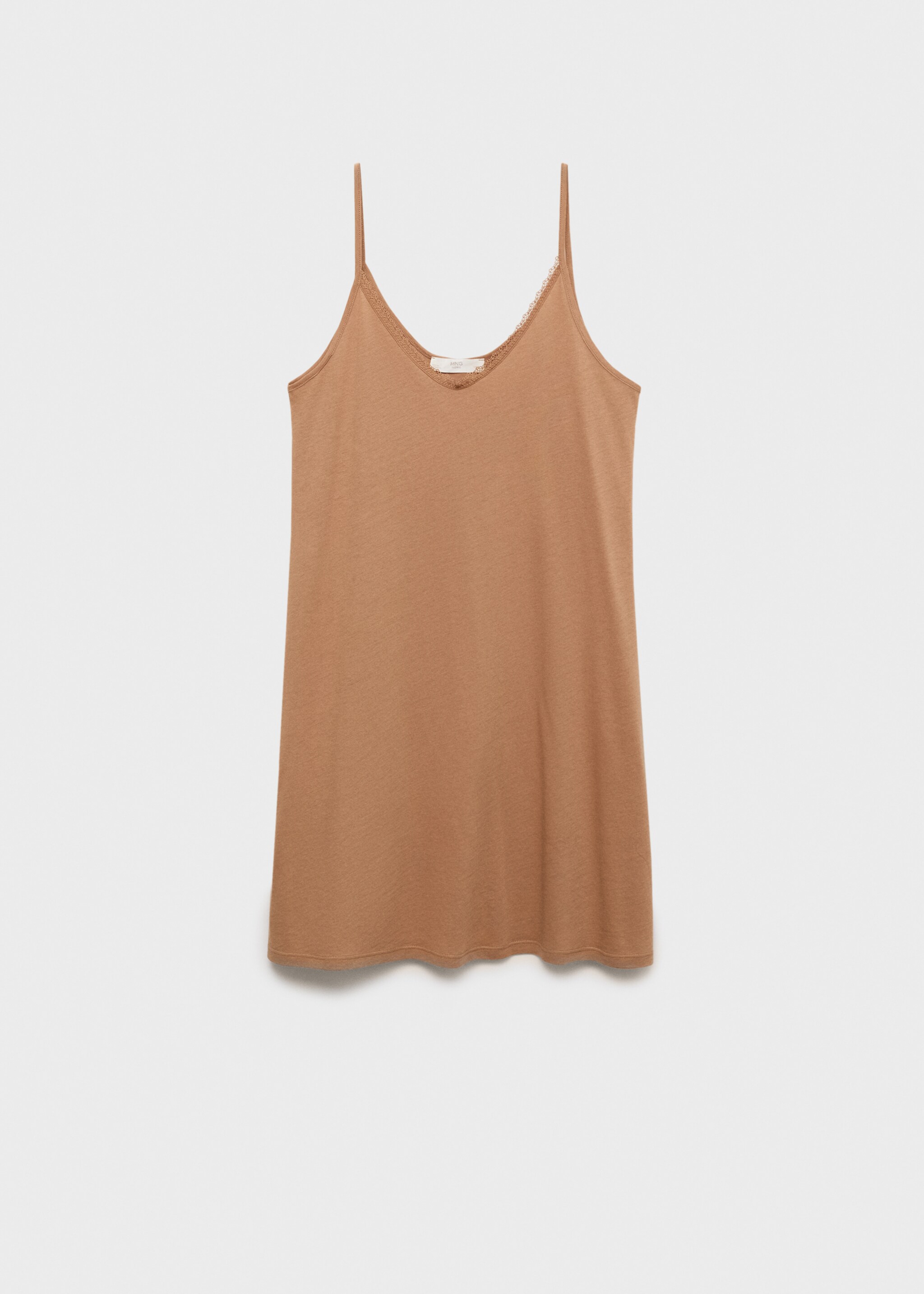 Camisón algodón puntilla contratono - Artículo sin modelo