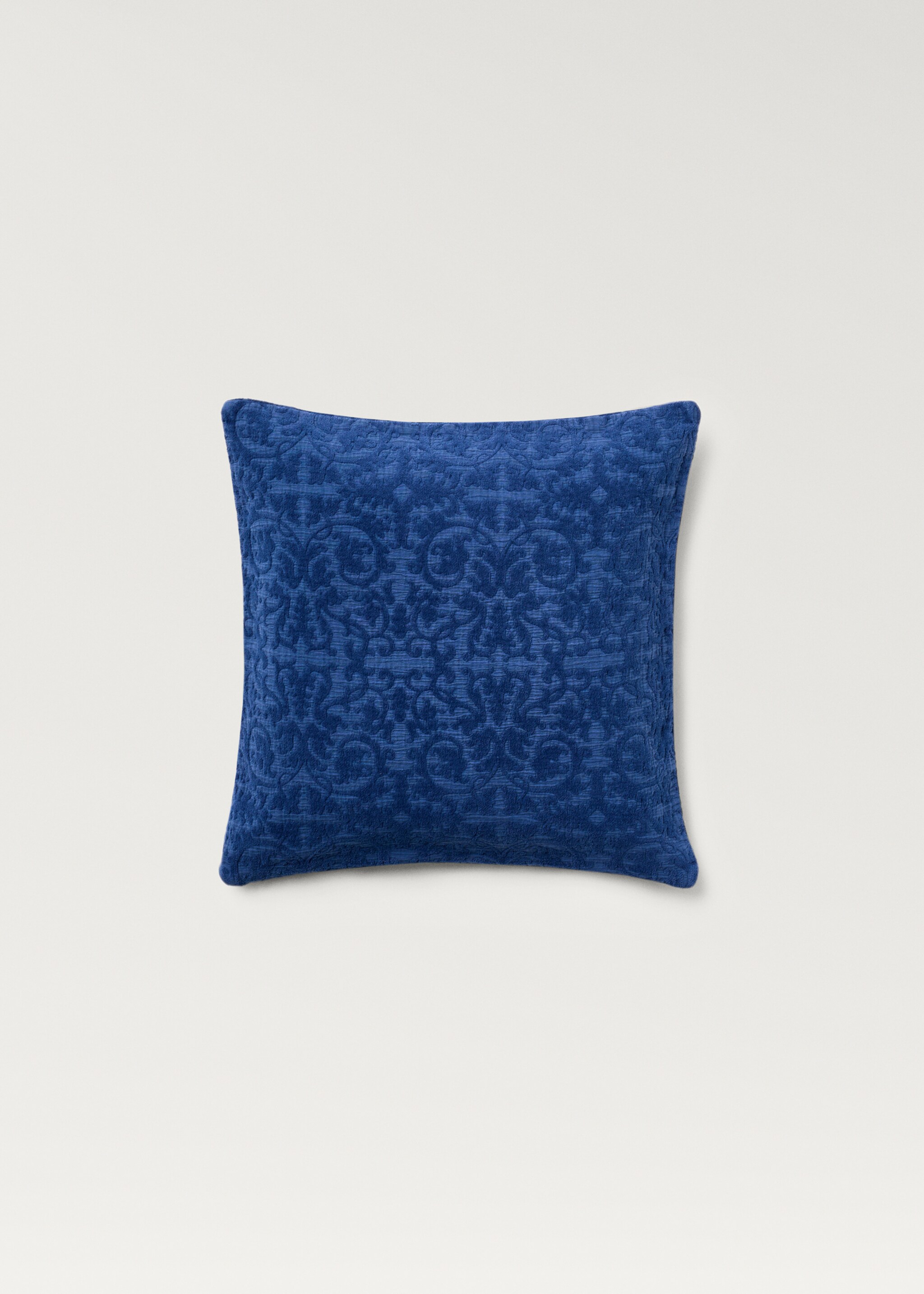 Jacquard floral cushion cover 45x45 cm - Article without model
