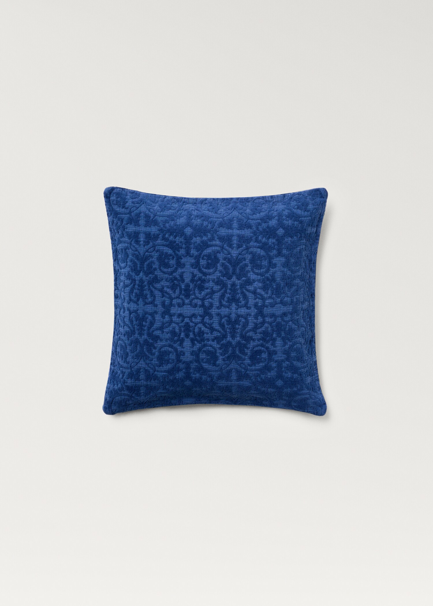 Jacquard floral cushion cover 45x45 cm - Article without model