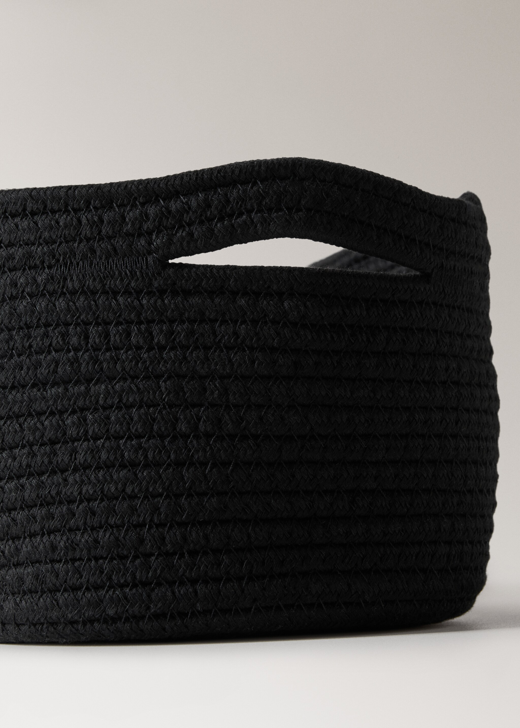 Large rectangular cotton basket - Details of the article 2