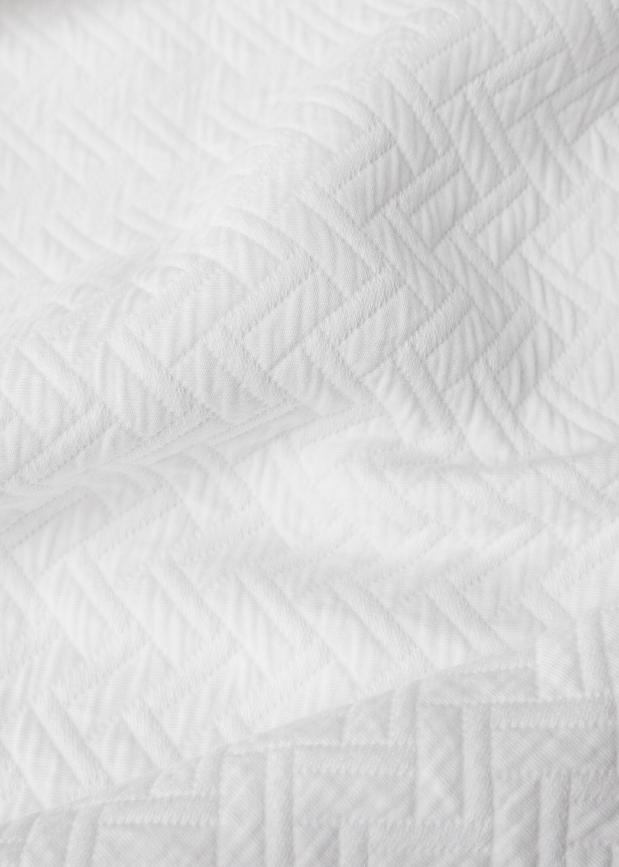 Couvre-lit coton jacquard géométrique lit 180/200 cm - Détail de l'article 1