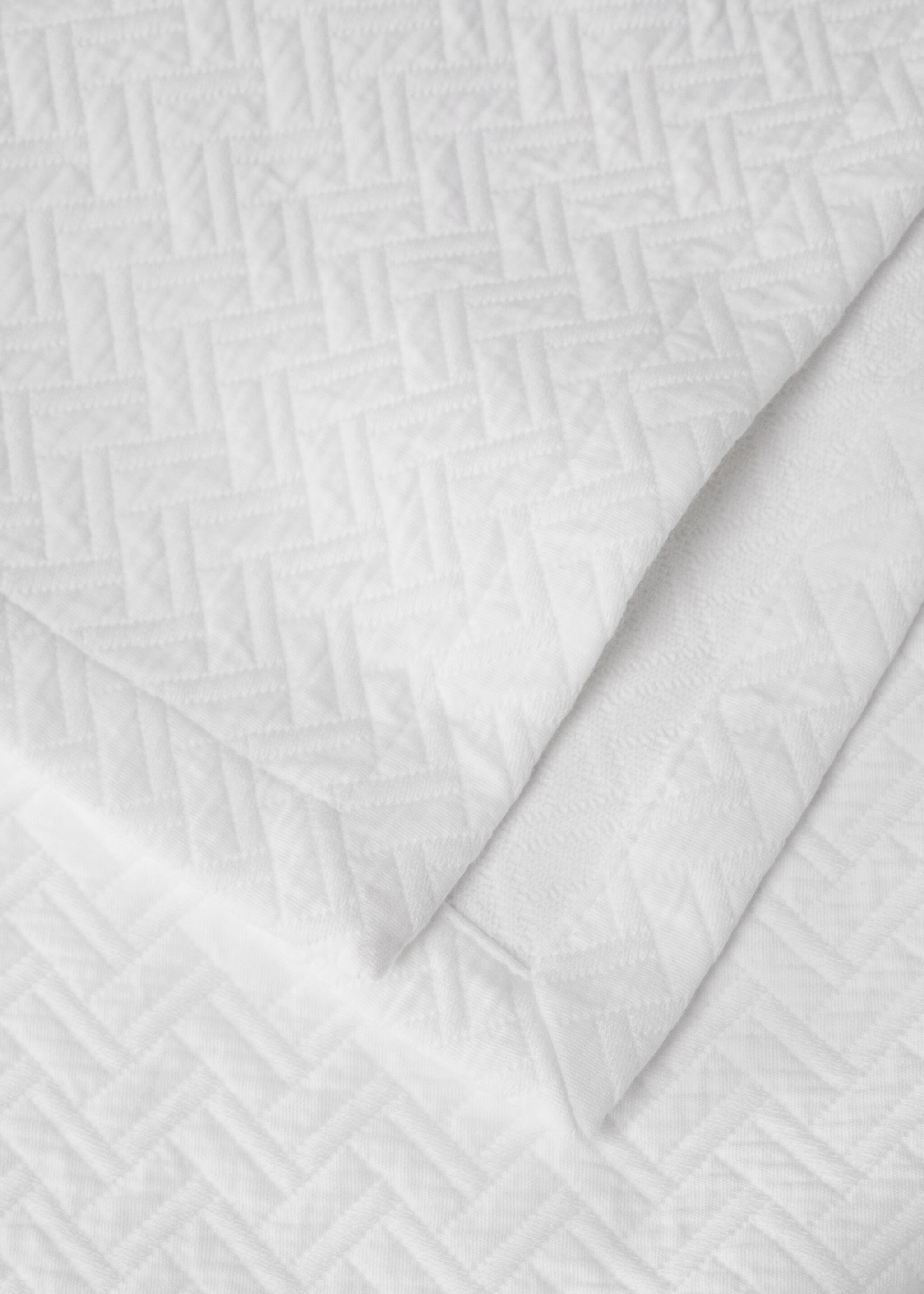 Couvre-lit coton jacquard géométrique lit 180/200 cm - Détail de l'article 2