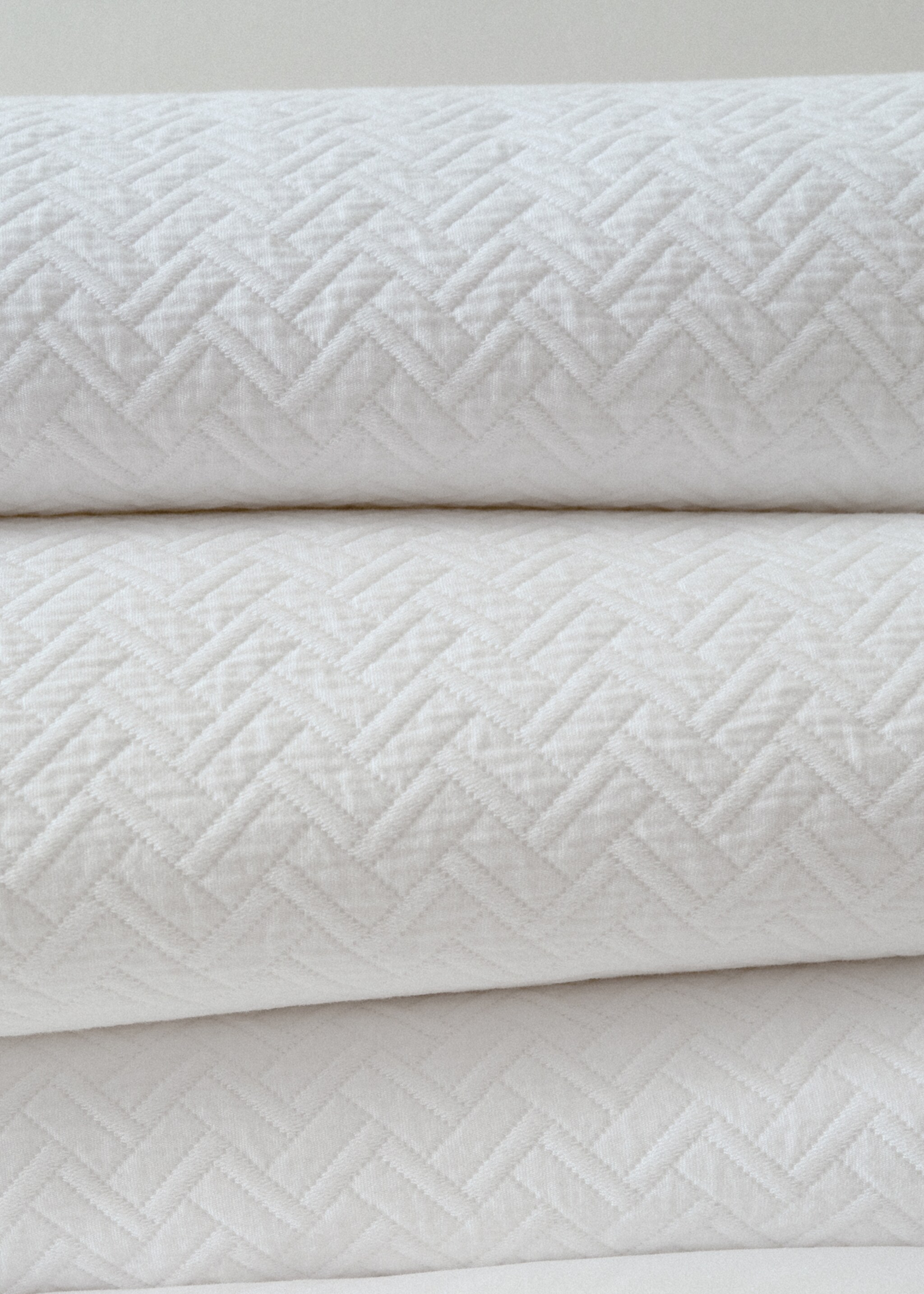 Couvre-lit coton jacquard géométrique lit 180/200 cm - Détail de l'article 7