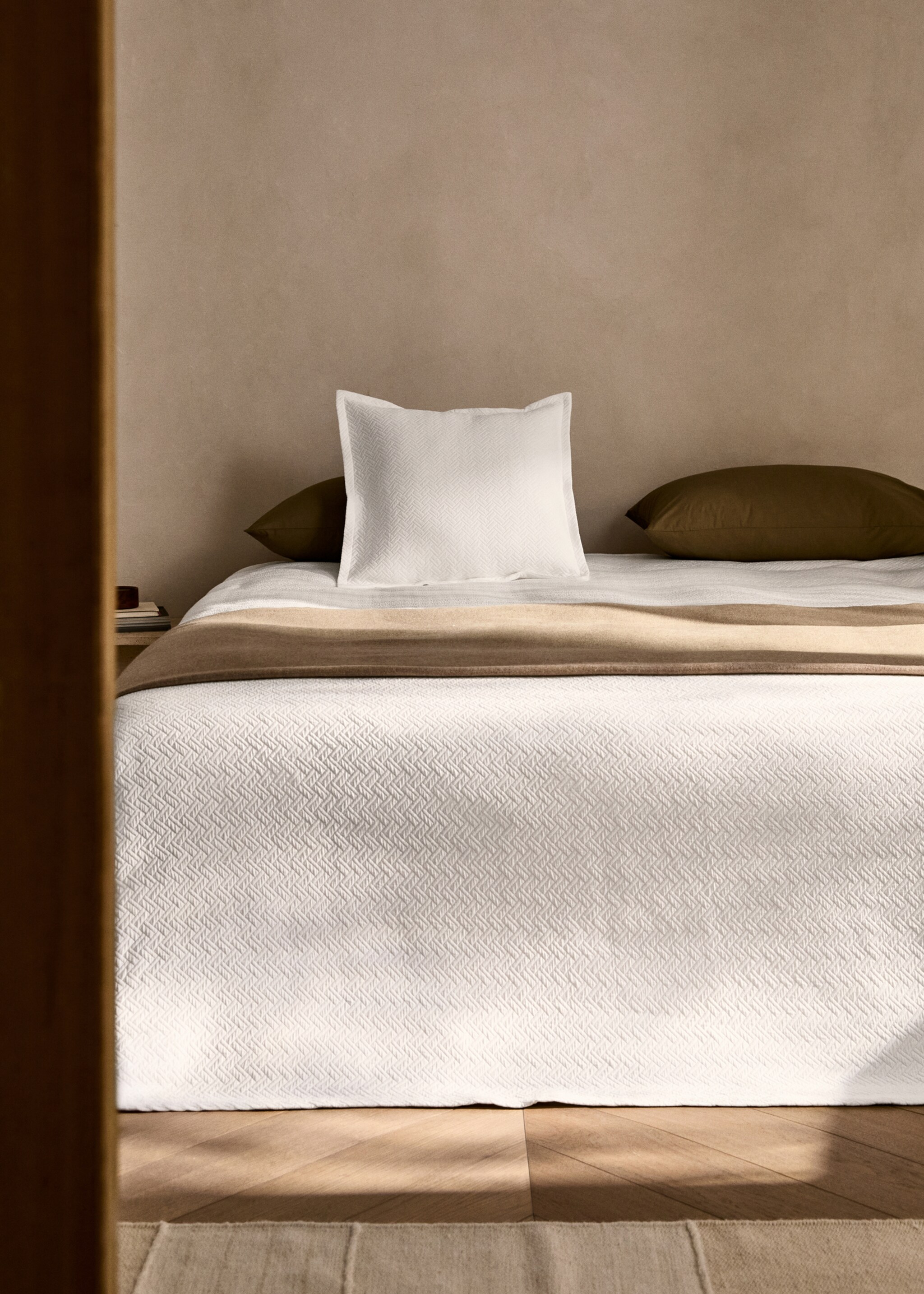 Couvre-lit coton jacquard géométrique lit 180/200 cm - Détail de l'article 8