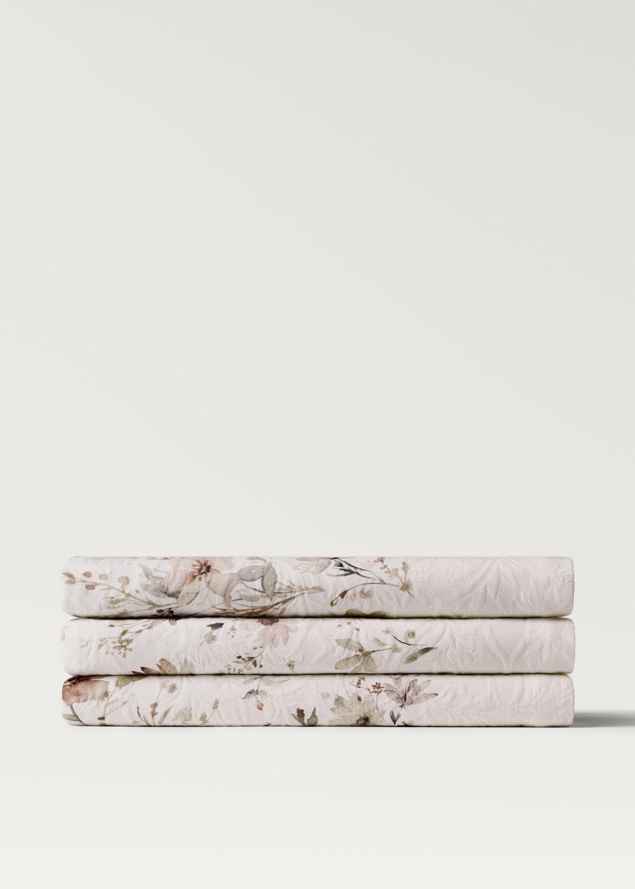Jacquard tafelkleed met bloemetjesprint voor 6 tot 8 personen - Artikel zonder model