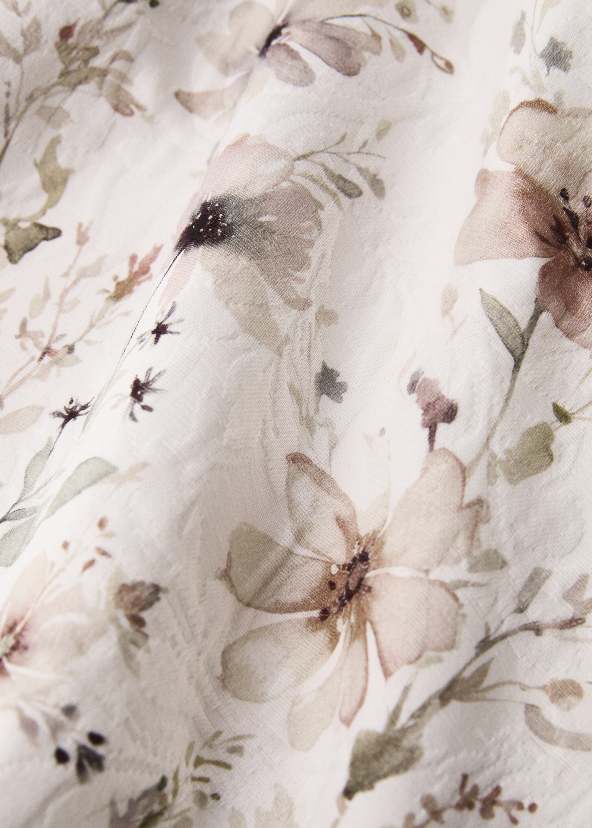 Jacquard tafelkleed met bloemetjesprint voor 6 tot 8 personen - Detail van het artikel 1