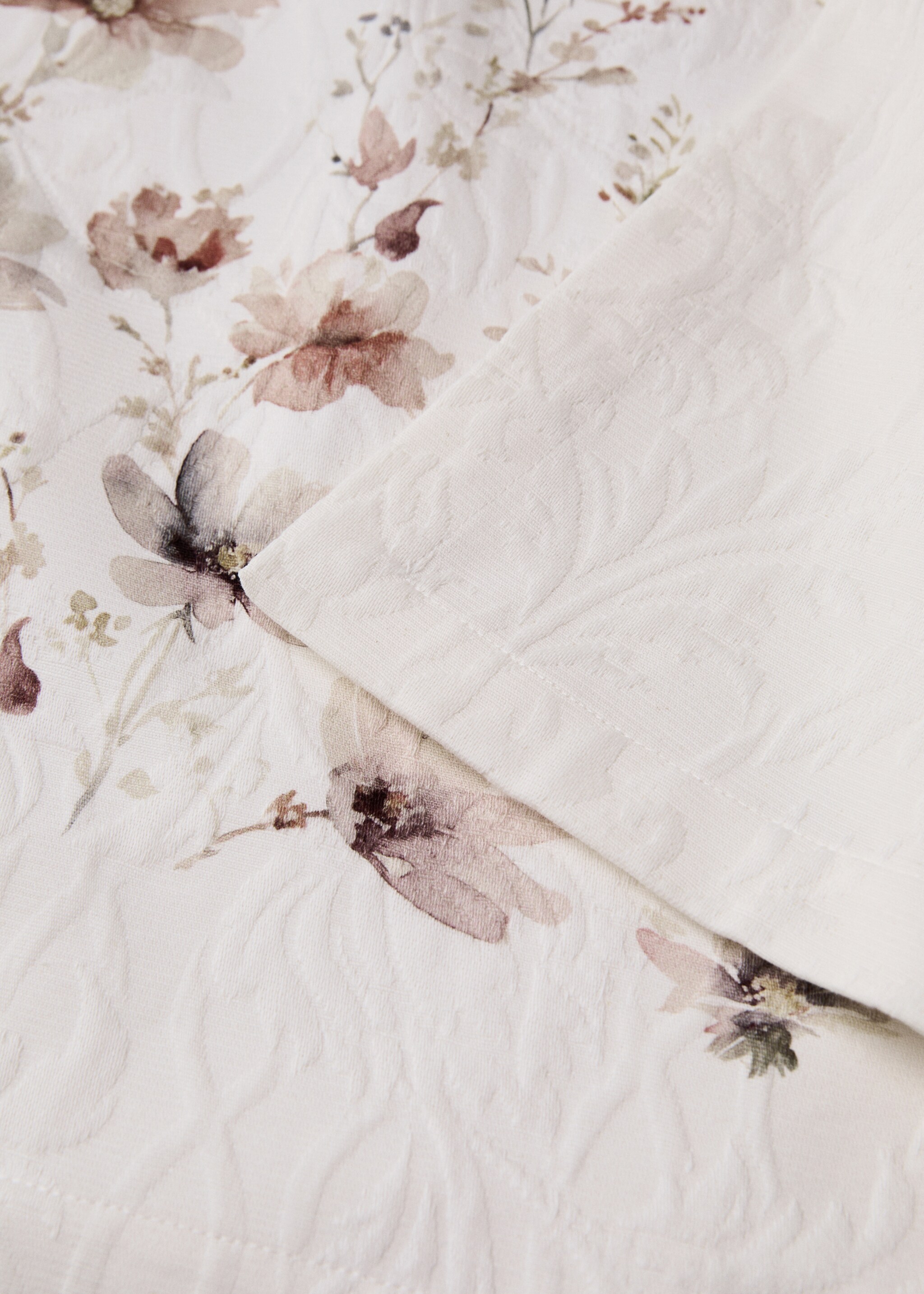Jacquard tafelkleed met bloemetjesprint voor 6 tot 8 personen - Detail van het artikel 2