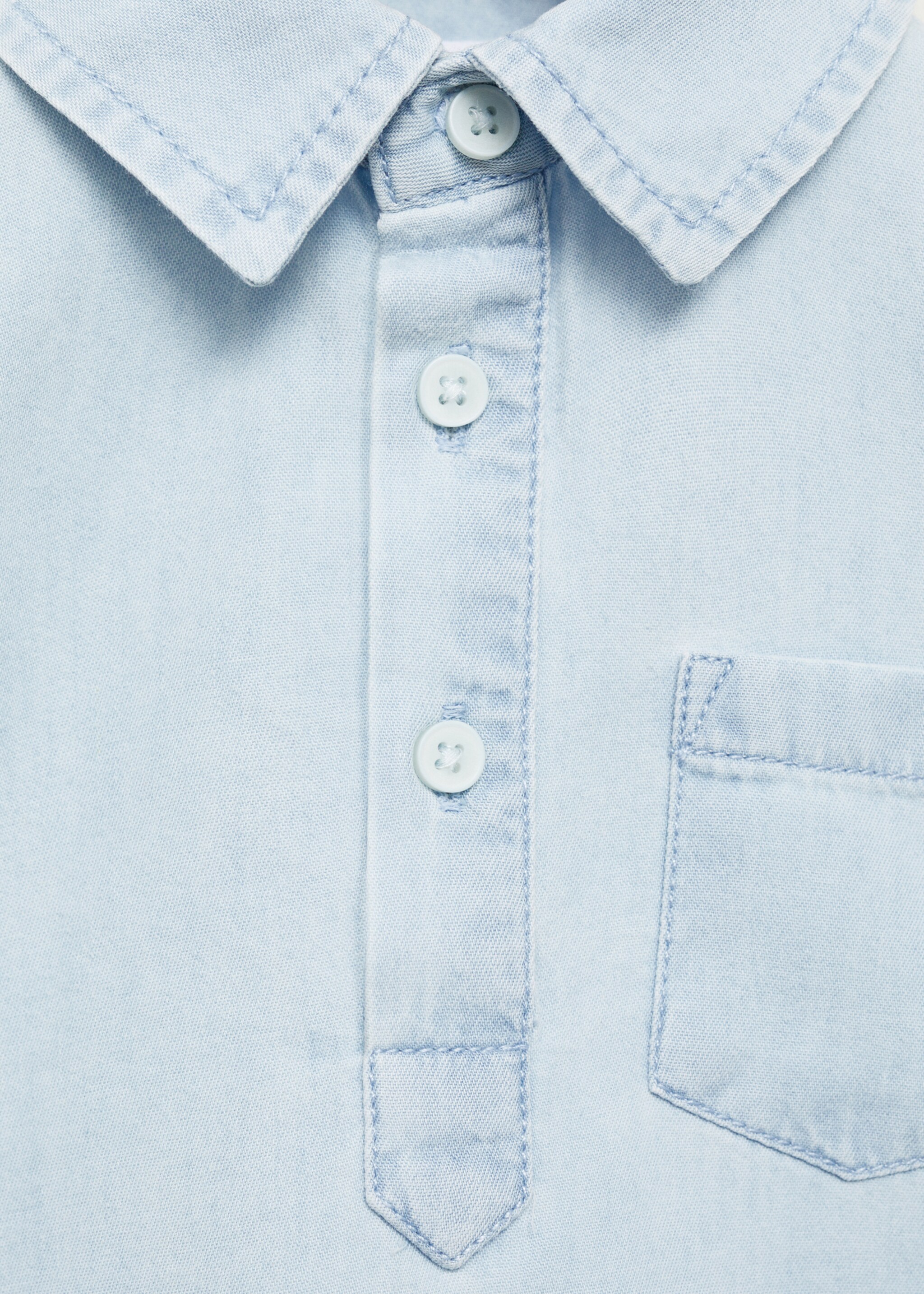 Camisa vaquera bolsillo - Detalle del artículo 8
