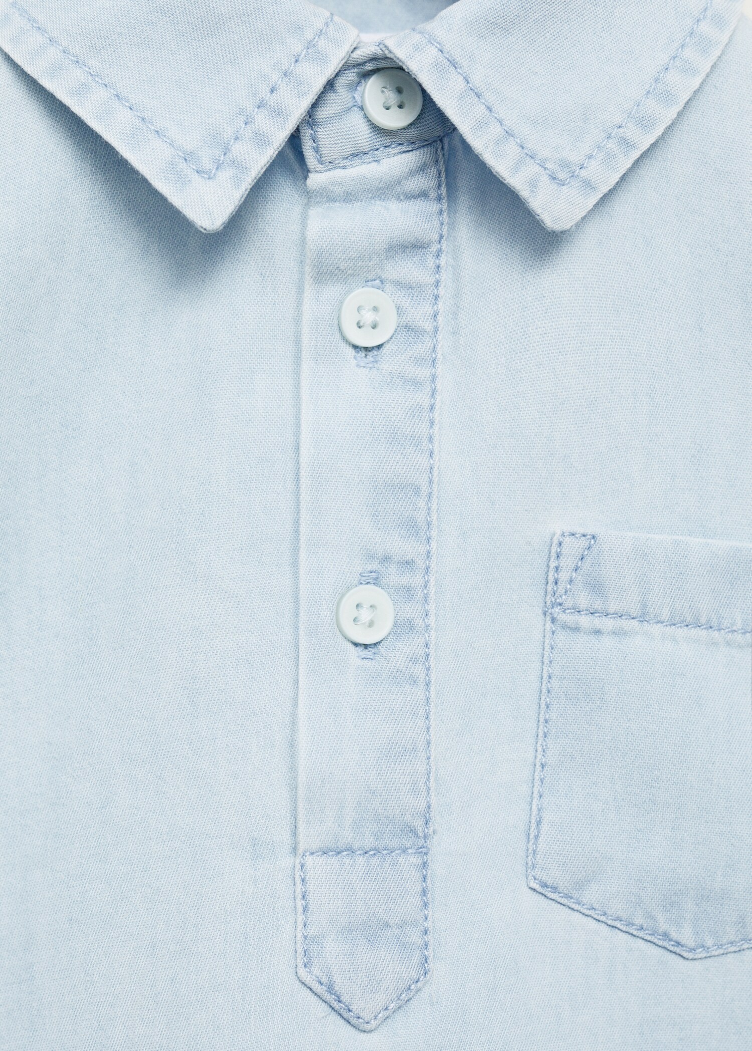 Jeanshemd mit Tasche - Detail des Artikels 8