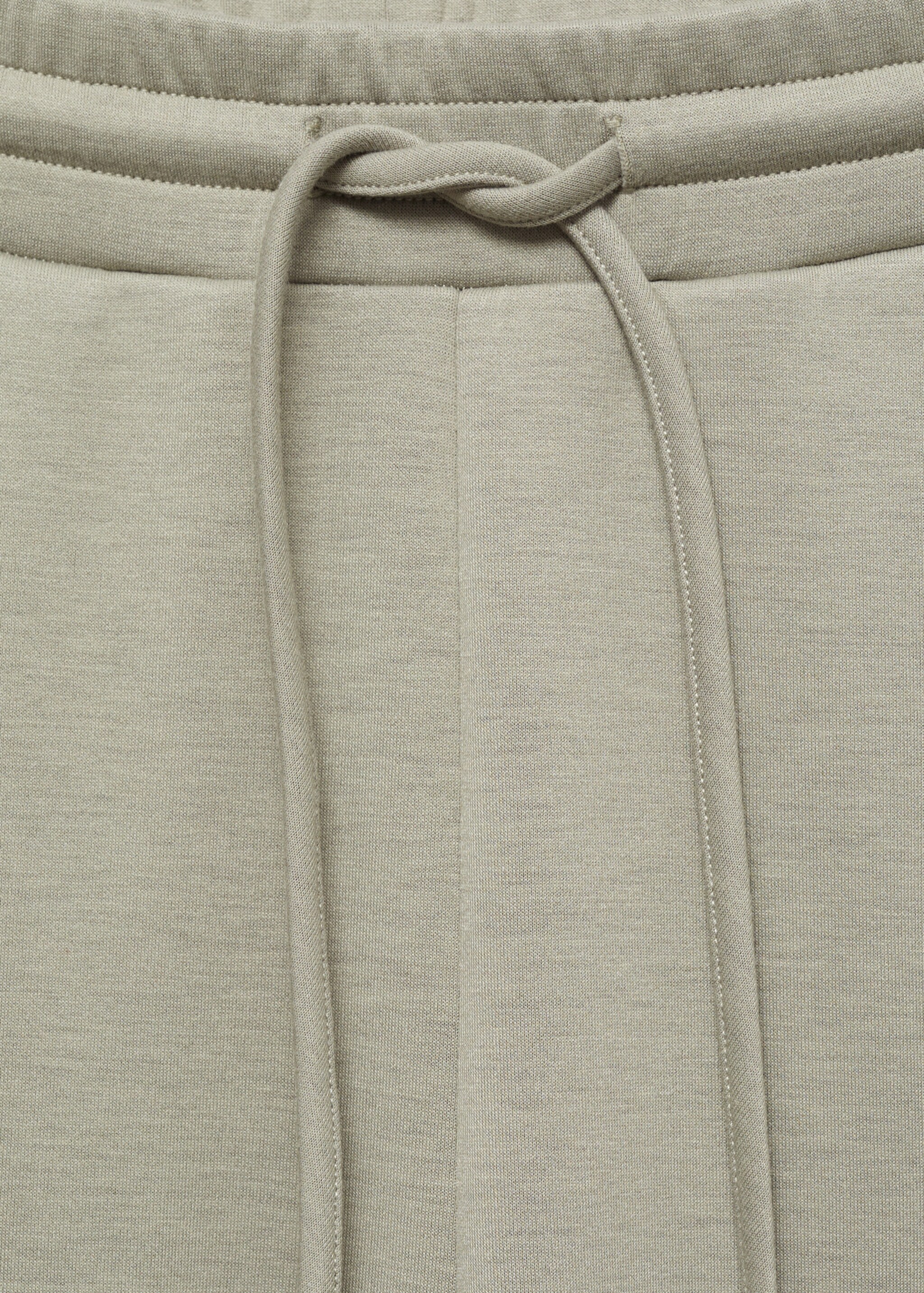 Wide-leg pleated jogger trousers - Details of the article 8