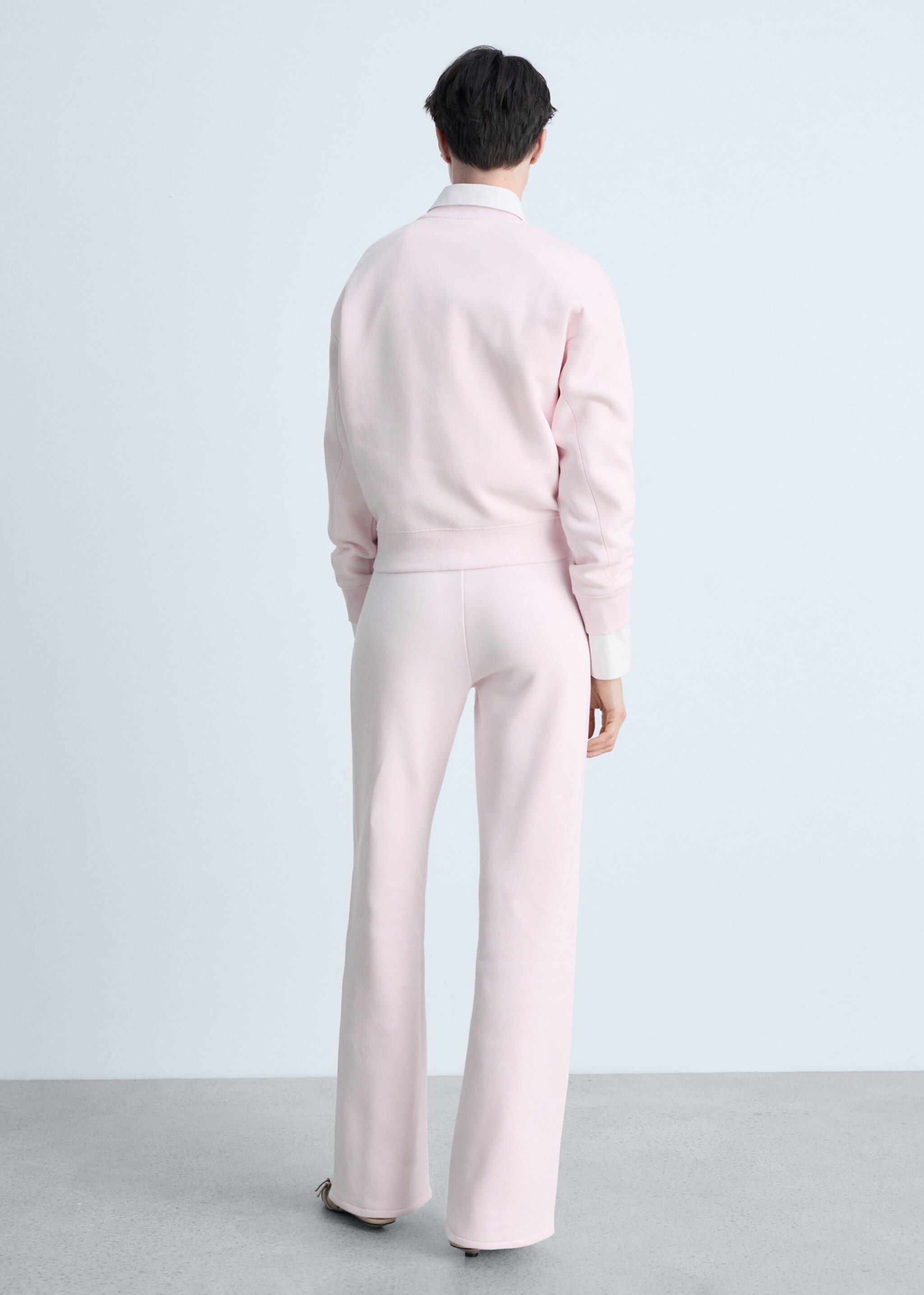 Wide-leg cotton joggers - Reverse of the article