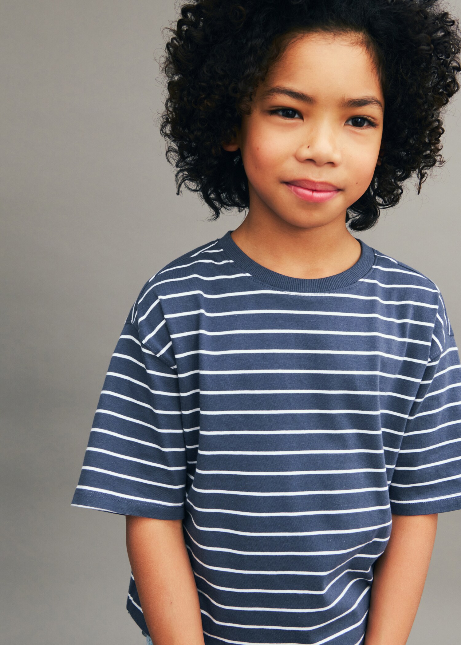 Striped cotton T-shirt - Details of the article 5