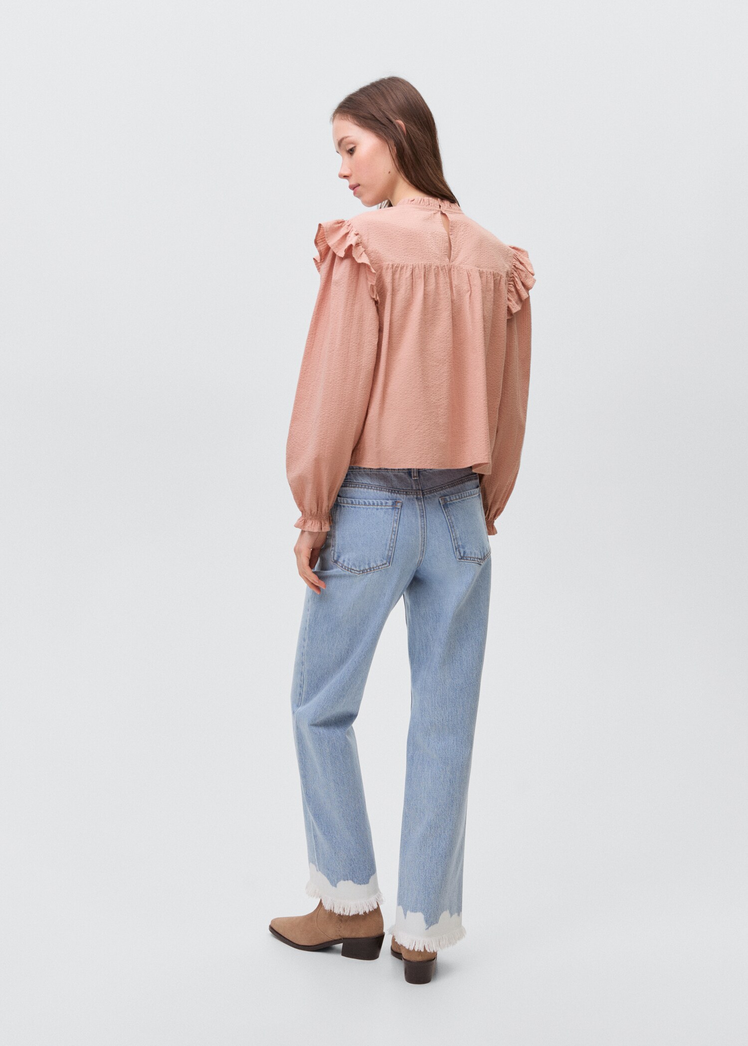 Blusa cotone texture - Retro dell'articolo