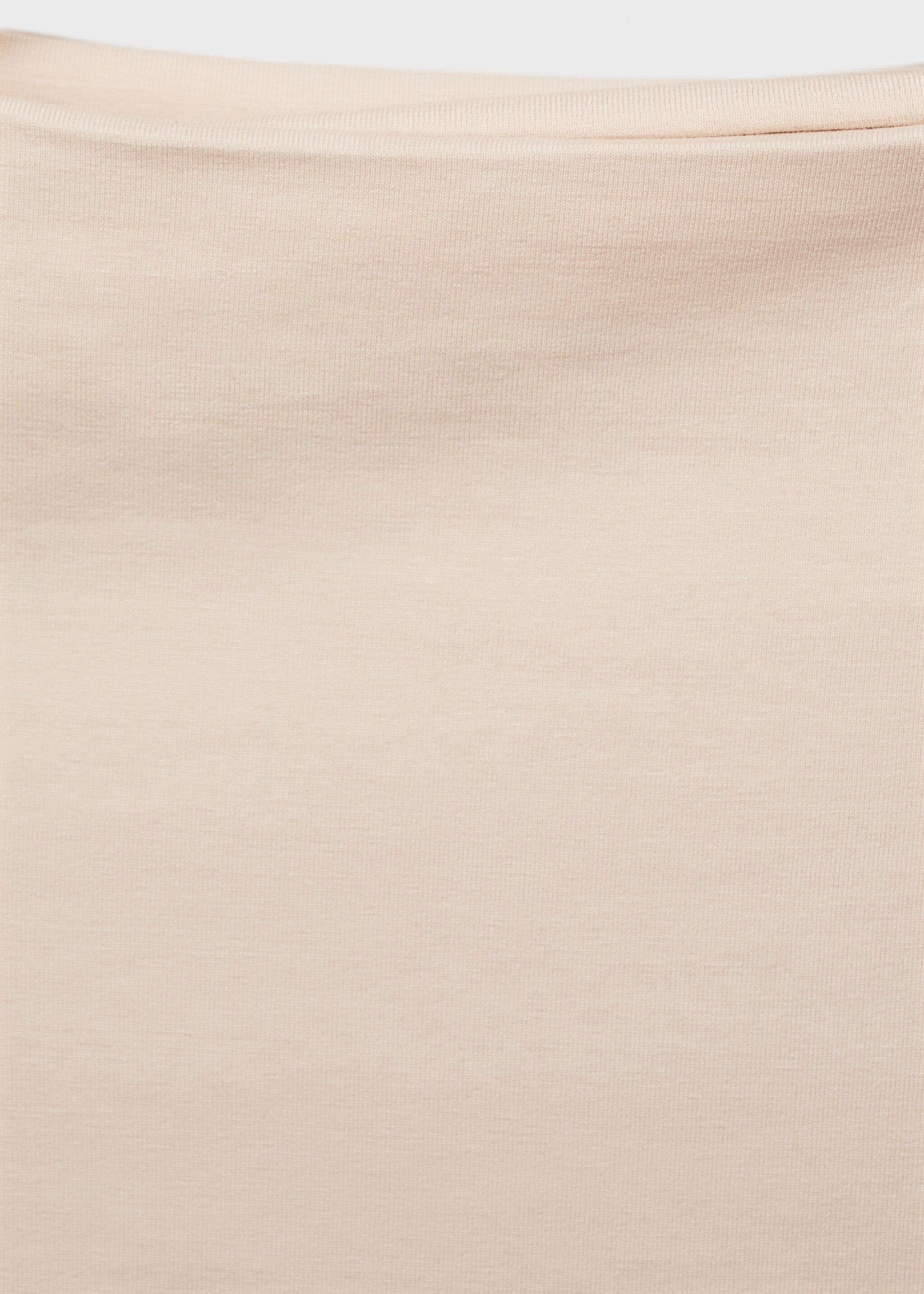 Baumwoll-T-Shirt mit Bateau-Ausschnitt - Detail des Artikels 8